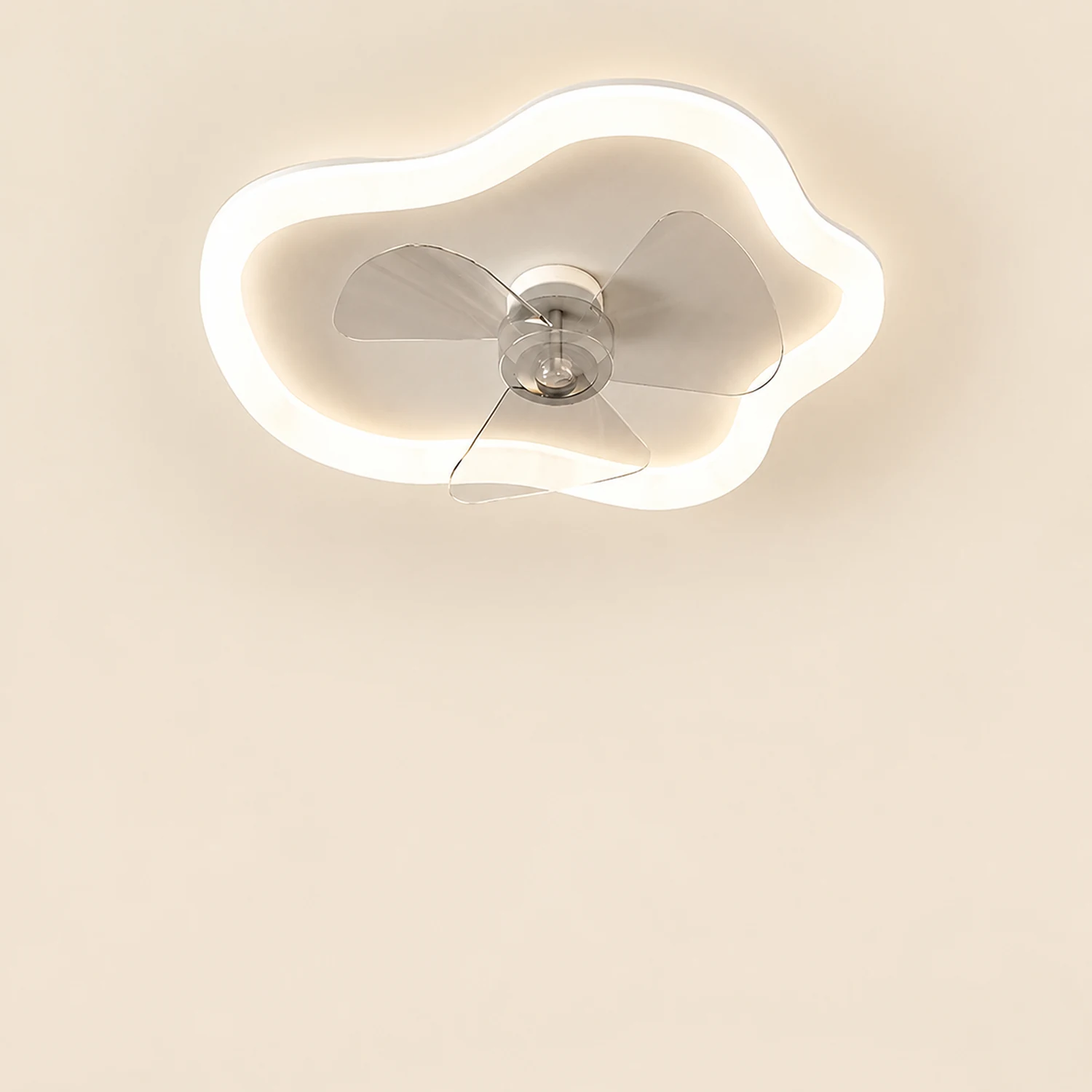 Minori Deckenventilator mit Beleuchtung Wolke, ∅46/60CM - Lumpaz
