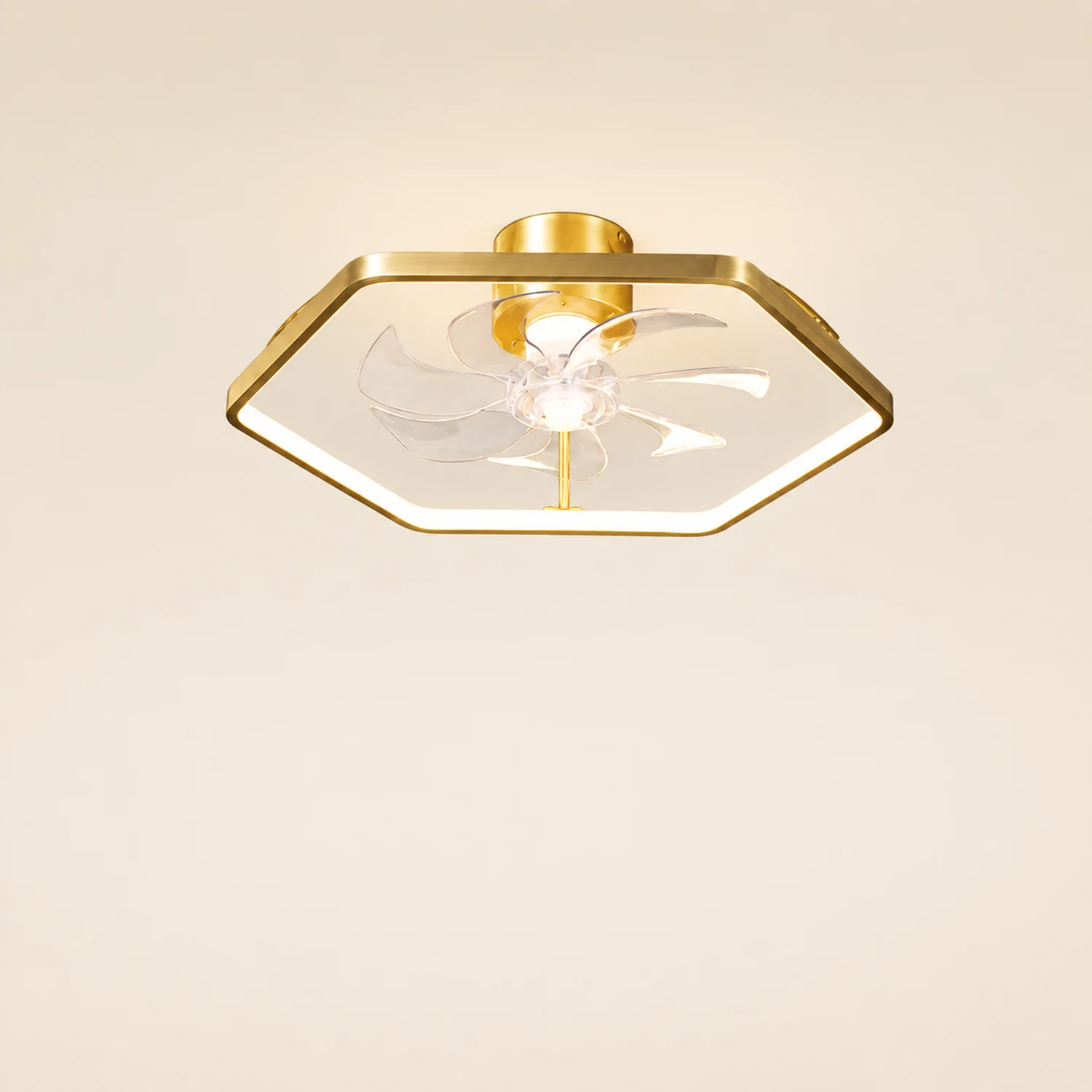 Bella Deckenventilator mit Beleuchtung, 3 Stile, ∅53CM/52CM - Lumpaz
