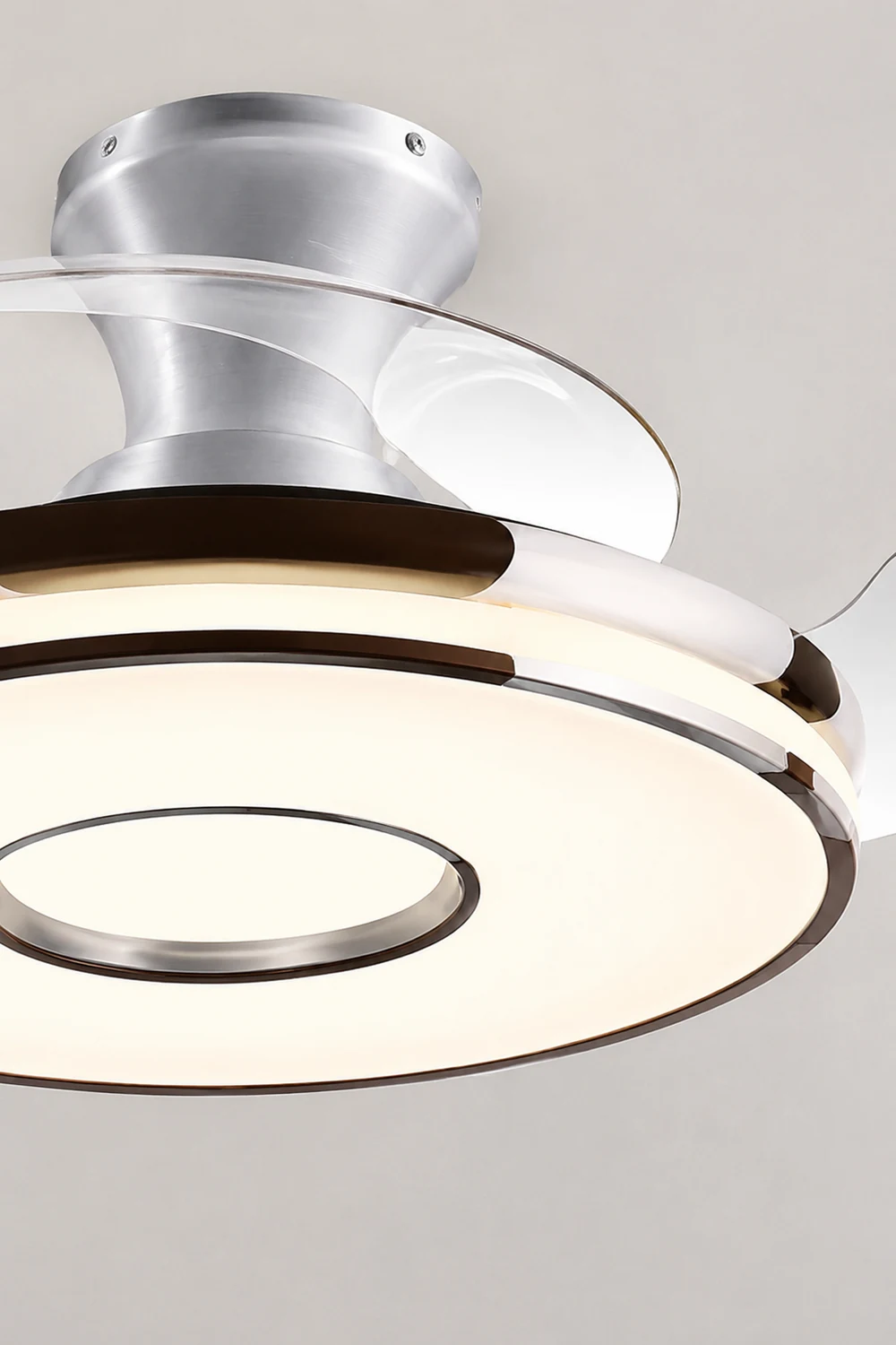 Quinn Deckenventilator mit Beleuchtung, 2 Farben, ∅91/108/122CM - Lumpaz
