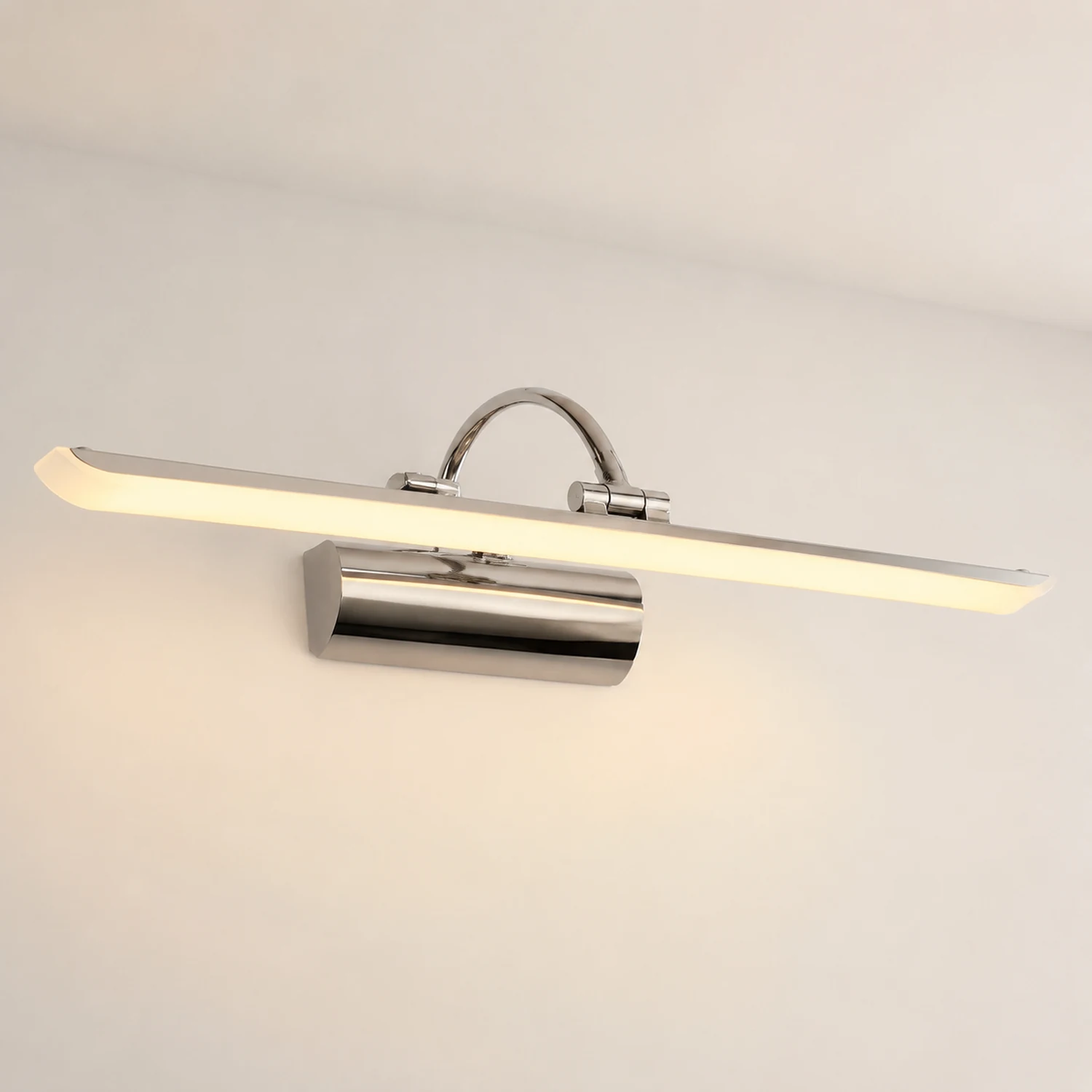 Leigh Spiegelfront Waschtisch-Wandleuchte, L 43/53/63/73CM - Lumpaz