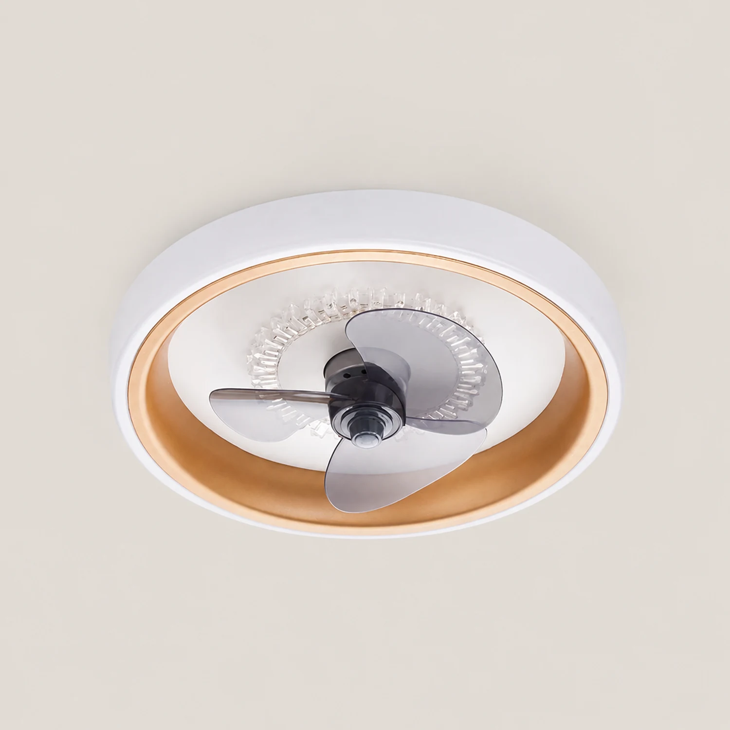 Morandi Deckenventilator mit Beleuchtung, 6 Farben, ∅50CM - Lumpaz