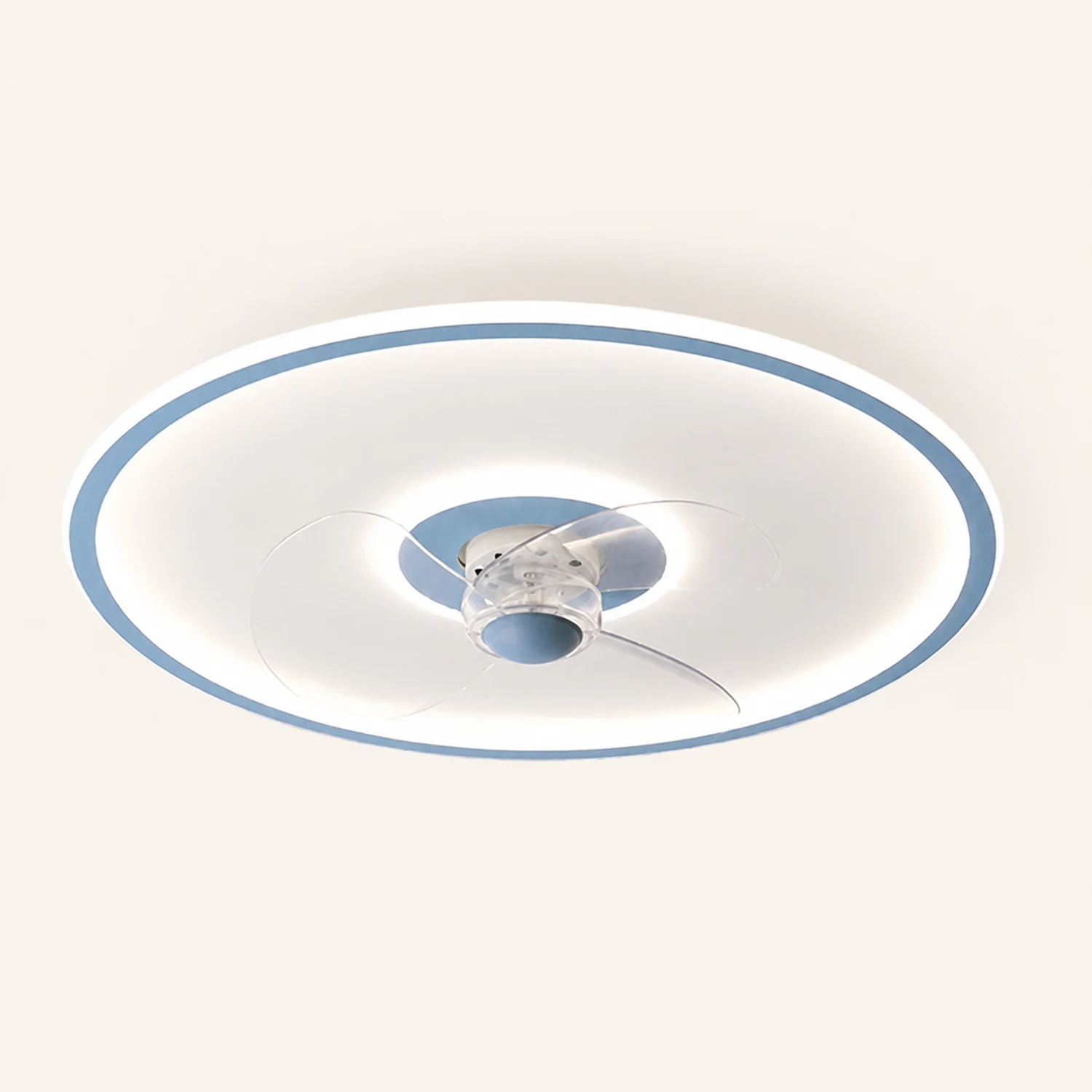 Edge Deckenventilator mit Beleuchtung, 6 Farben, ∅40CM - Lumpaz