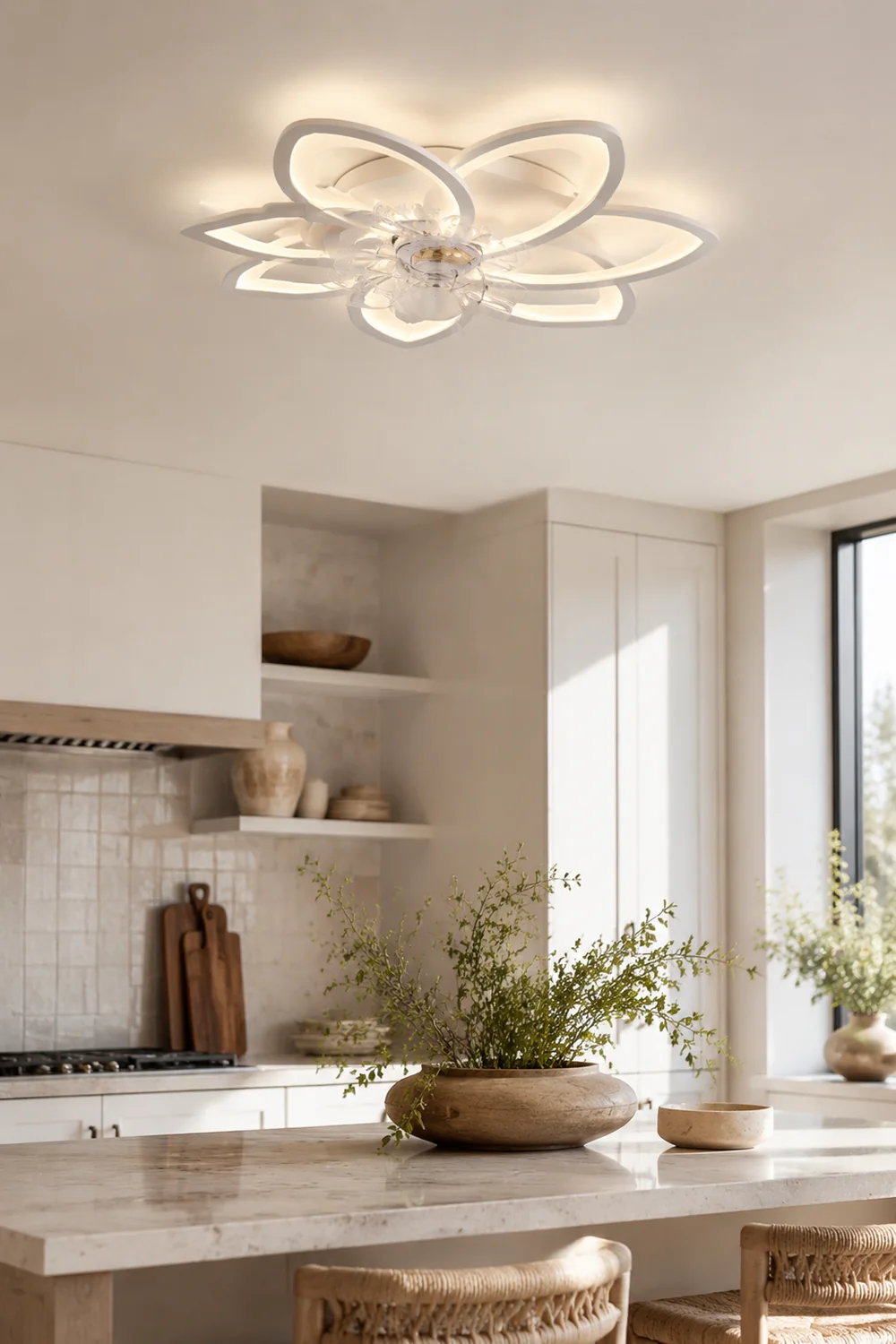 Hana Deckenventilator mit Beleuchtung, 8 Stile - Lumpaz