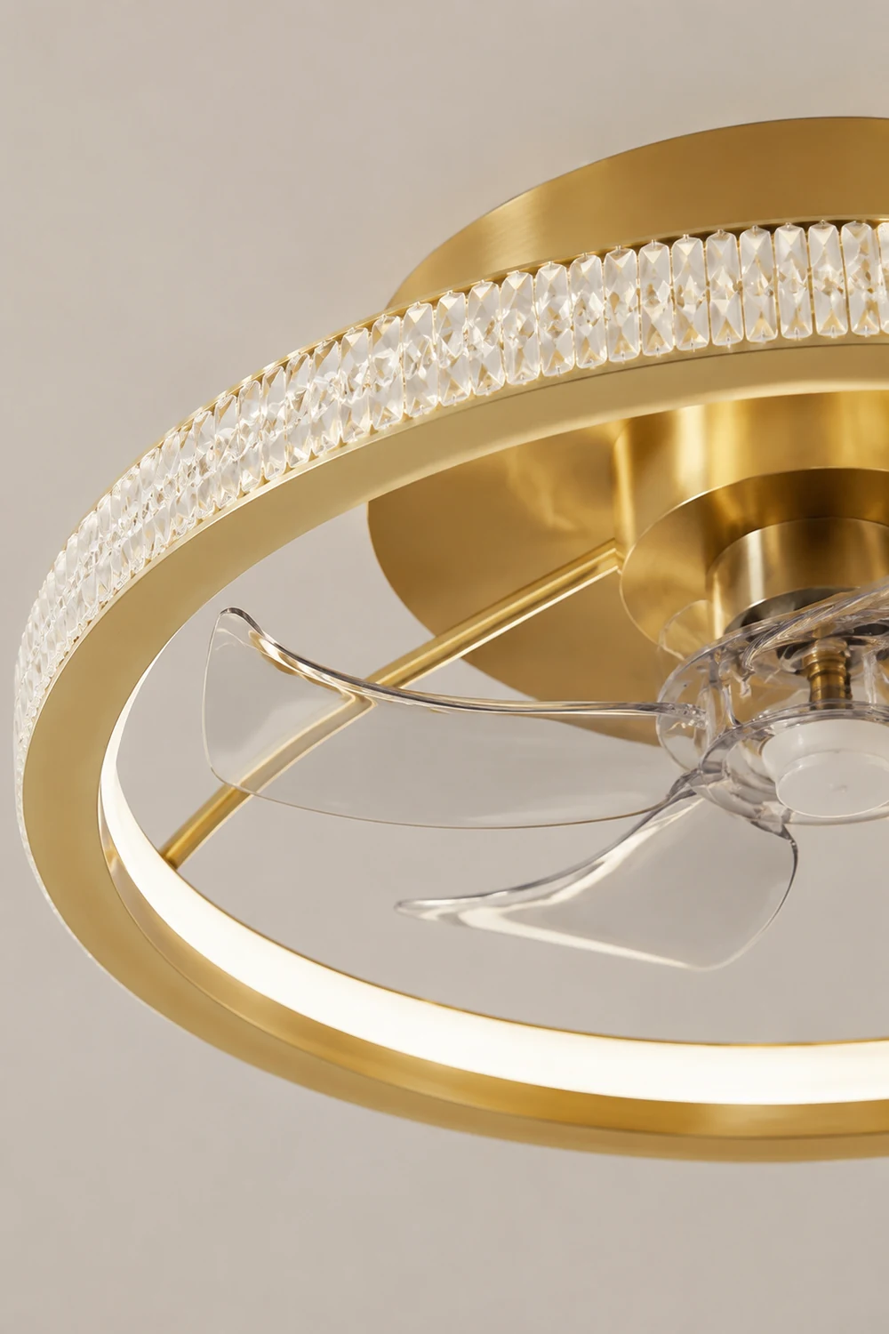 Kirsten Deckenventilator mit Beleuchtung, 6 Stile, ∅50CM - Lumpaz
