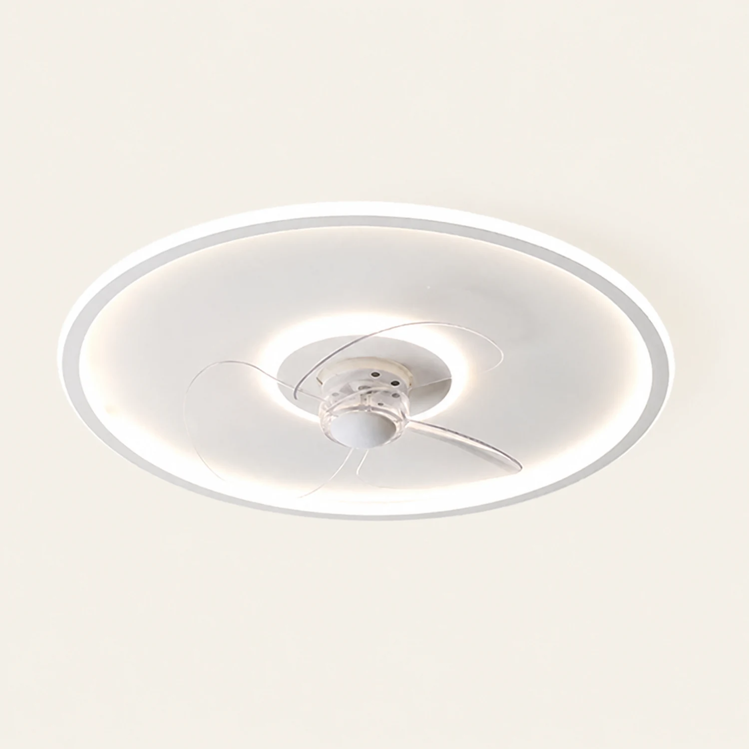 Edge Deckenventilator mit Beleuchtung, 6 Farben, ∅40CM - Lumpaz