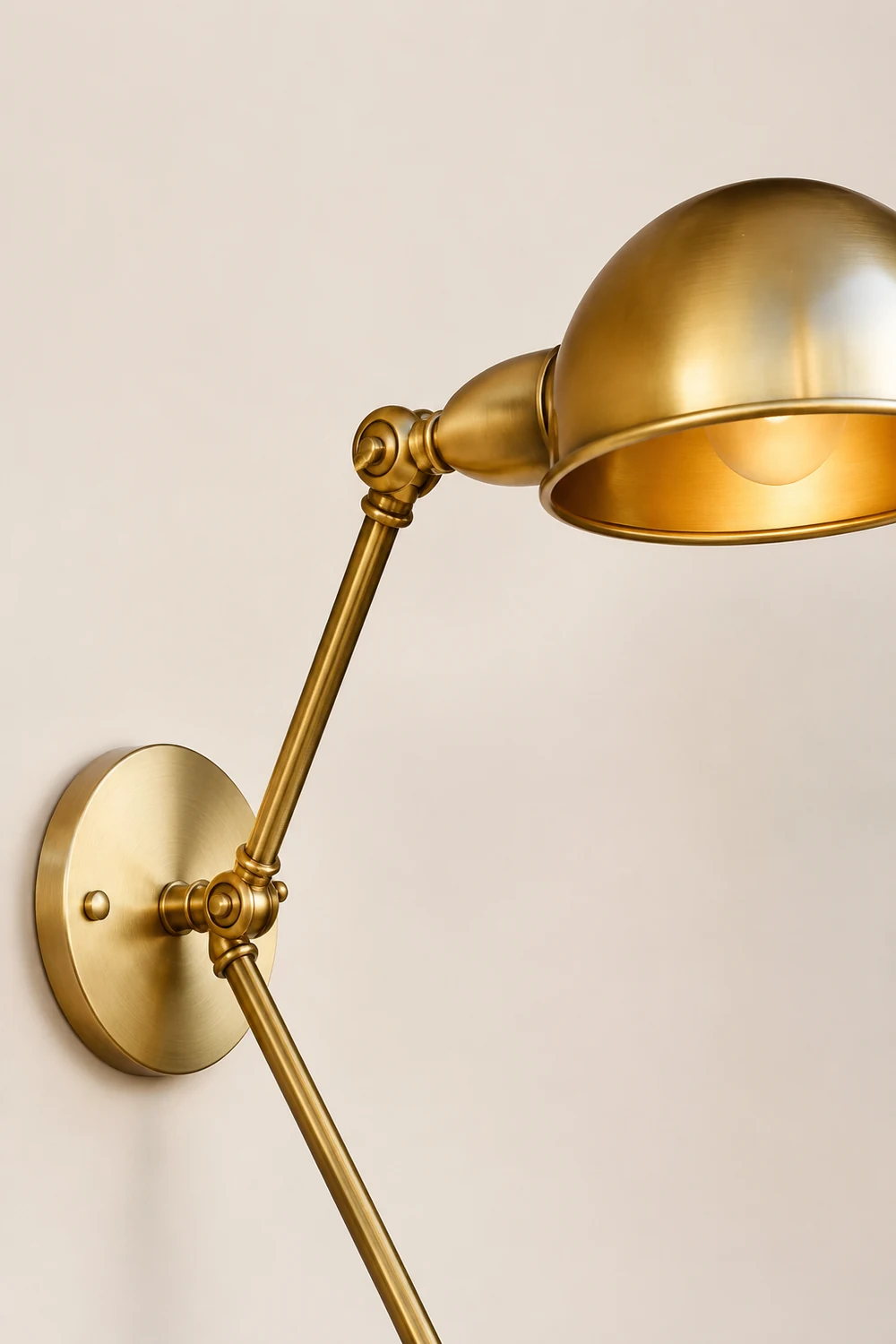 Brady Faltbare Retro Wandleuchte aus Eisen - Lumpaz