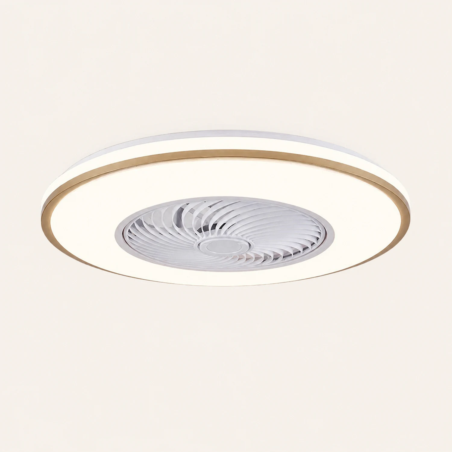 Quinn Deckenventilator mit Beleuchtung 3-Blatt, 8 Farben, ∅50CM - Lumpaz