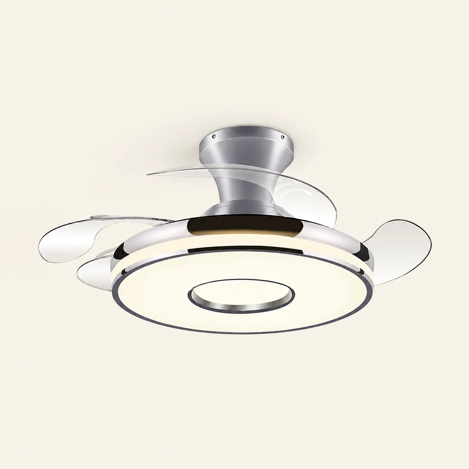 Quinn Deckenventilator mit Beleuchtung, 2 Farben, ∅91/108/122CM - Lumpaz