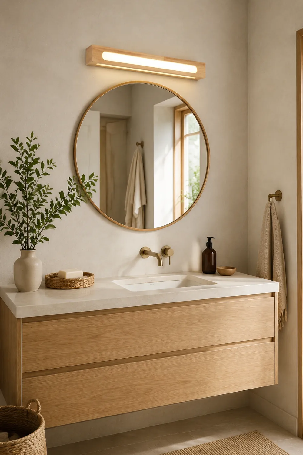 Ozawa Spiegelfront Waschtisch-Wandleuchte, 3 Stile - Lumpaz