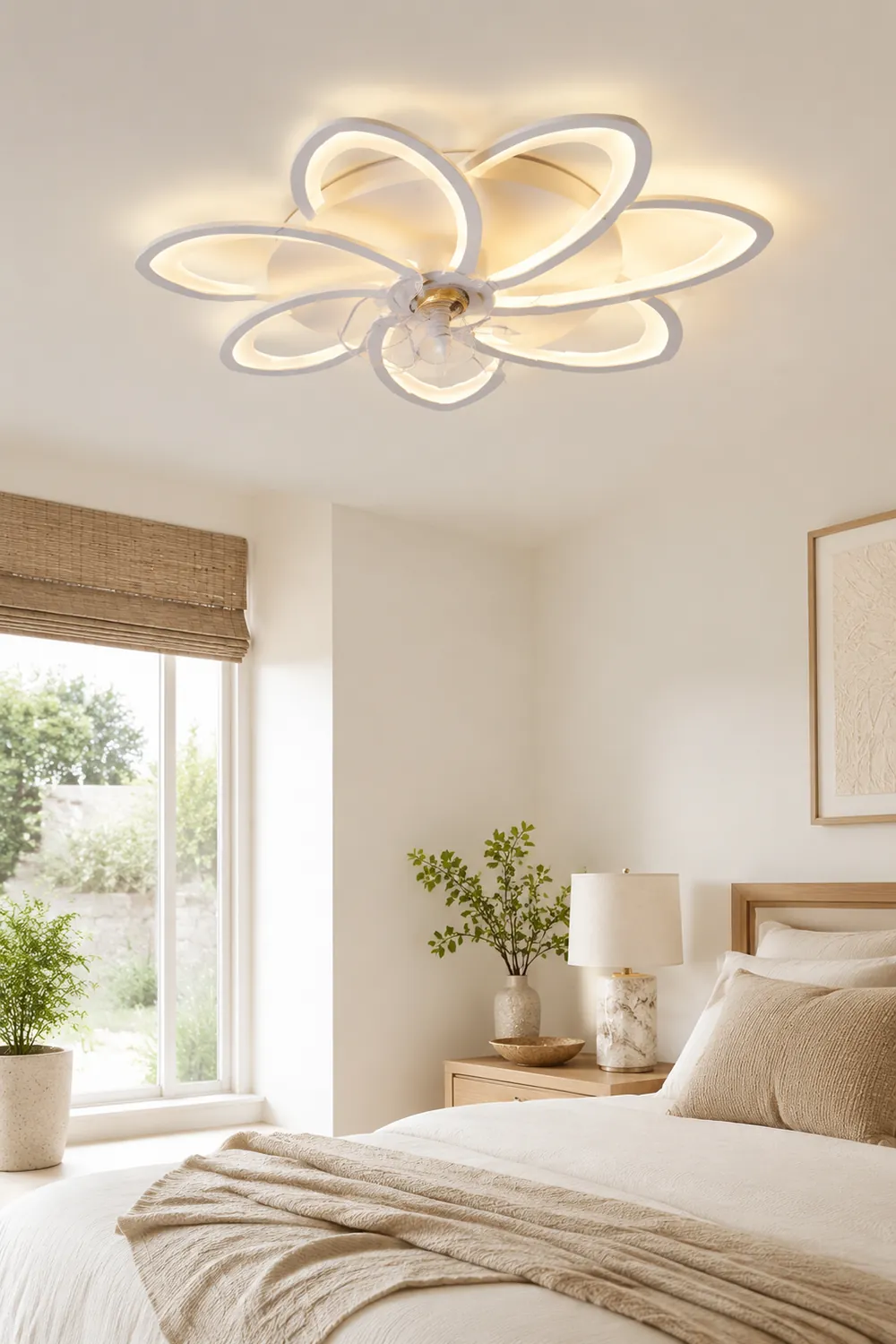 Hana Deckenventilator mit Beleuchtung, 8 Stile - Lumpaz