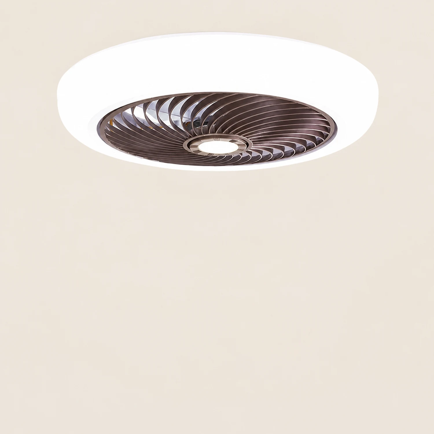 Morandi Deckenventilator mit Beleuchtung, 5 Farben, ∅45/50CM - Lumpaz