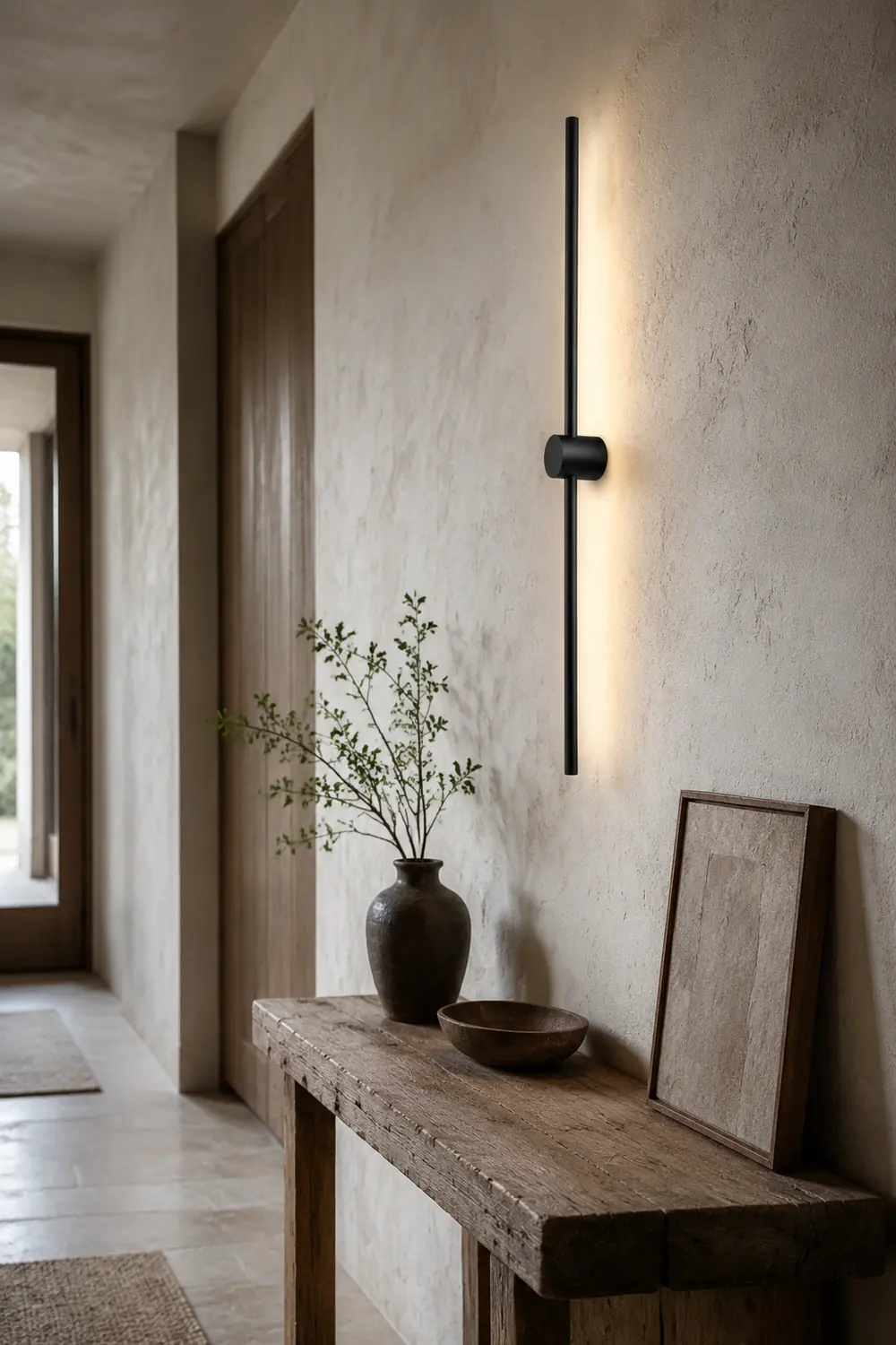 Edge Minimalistische Lineare LED Wandleuchte für Schlafzimmer & Wohnzimmer - Lumpaz