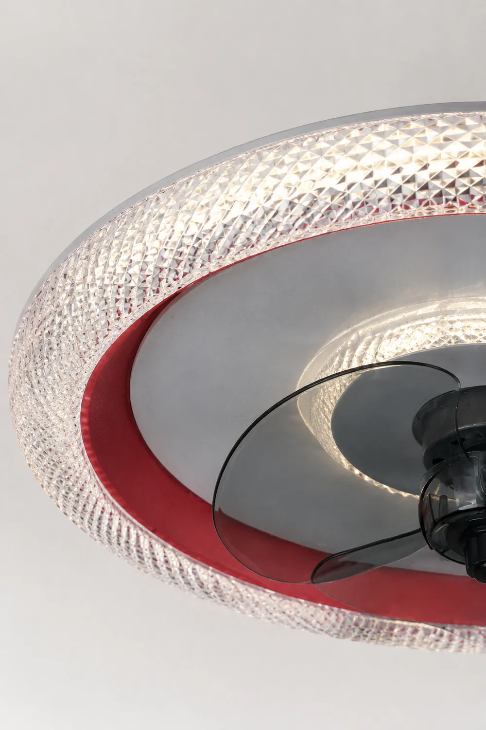 Kirsten Deckenventilator mit Beleuchtung 3-Blatt, 3 Farben, 50CM - Lumpaz