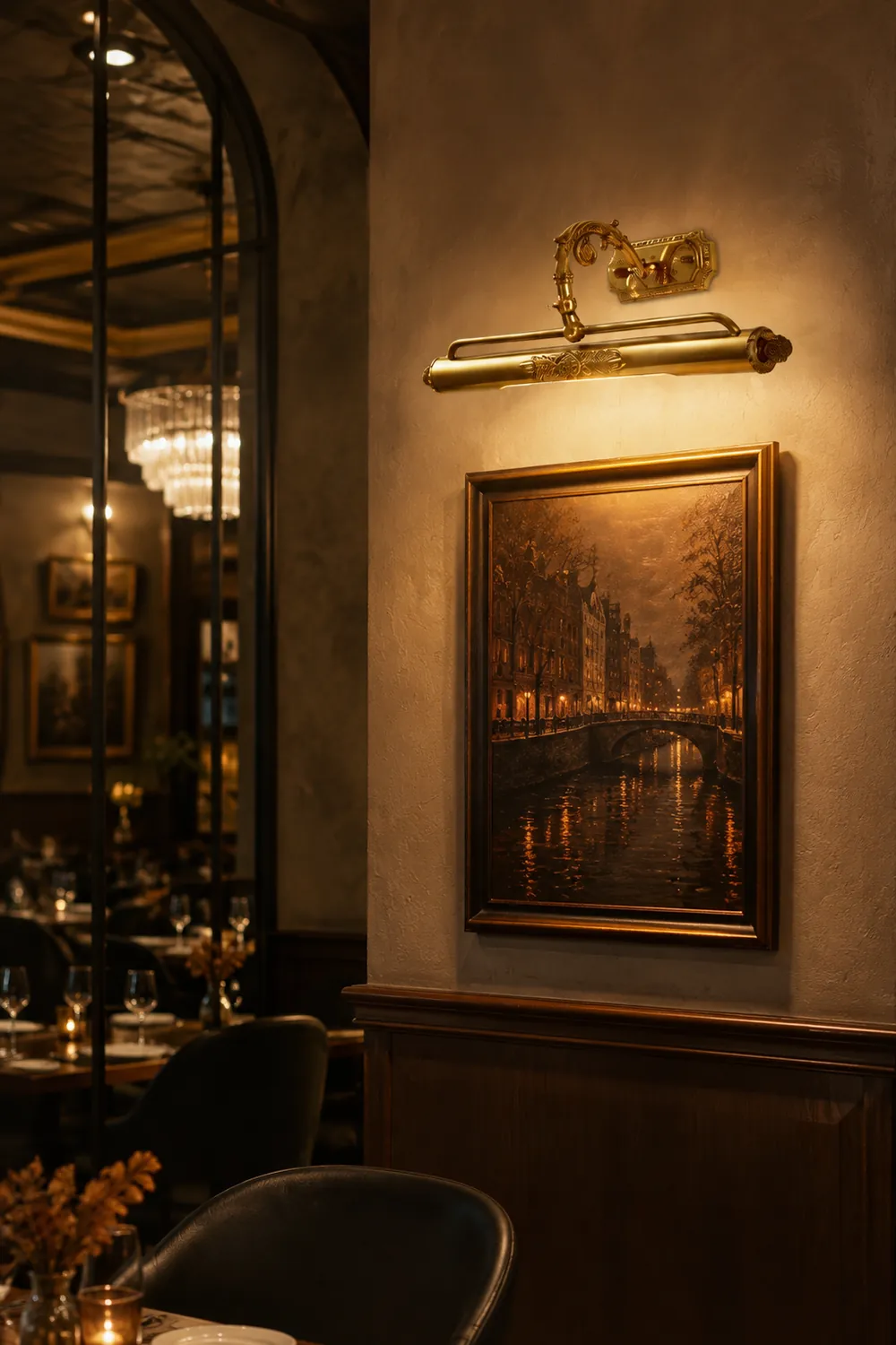 Félicie Klassische Spiegelfront Waschtisch-Wandleuchte - Lumpaz