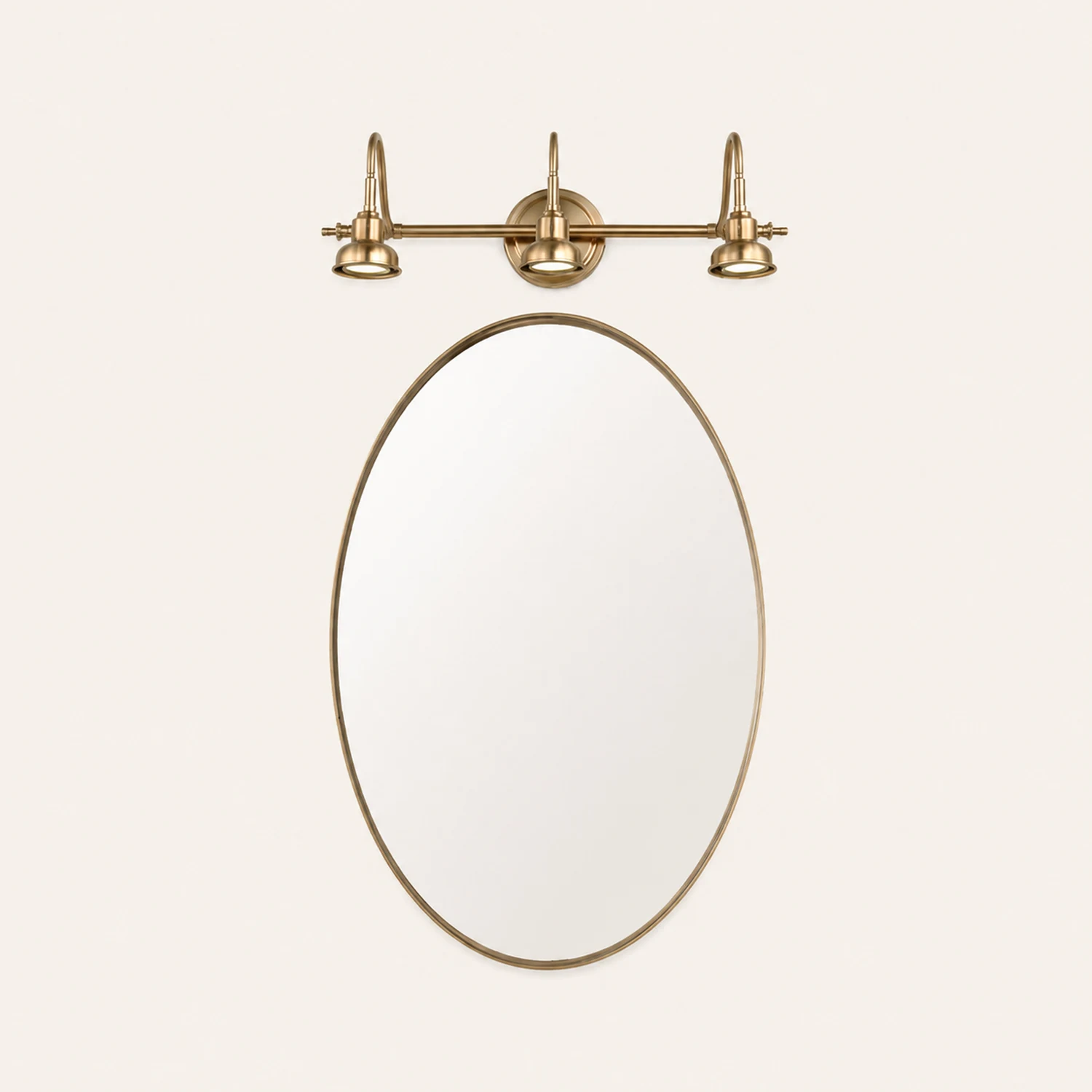 Eryn Postmoderne Goldene Spiegelfront Waschtisch-Wandleuchte, 2/3/4-flammig - Lumpaz
