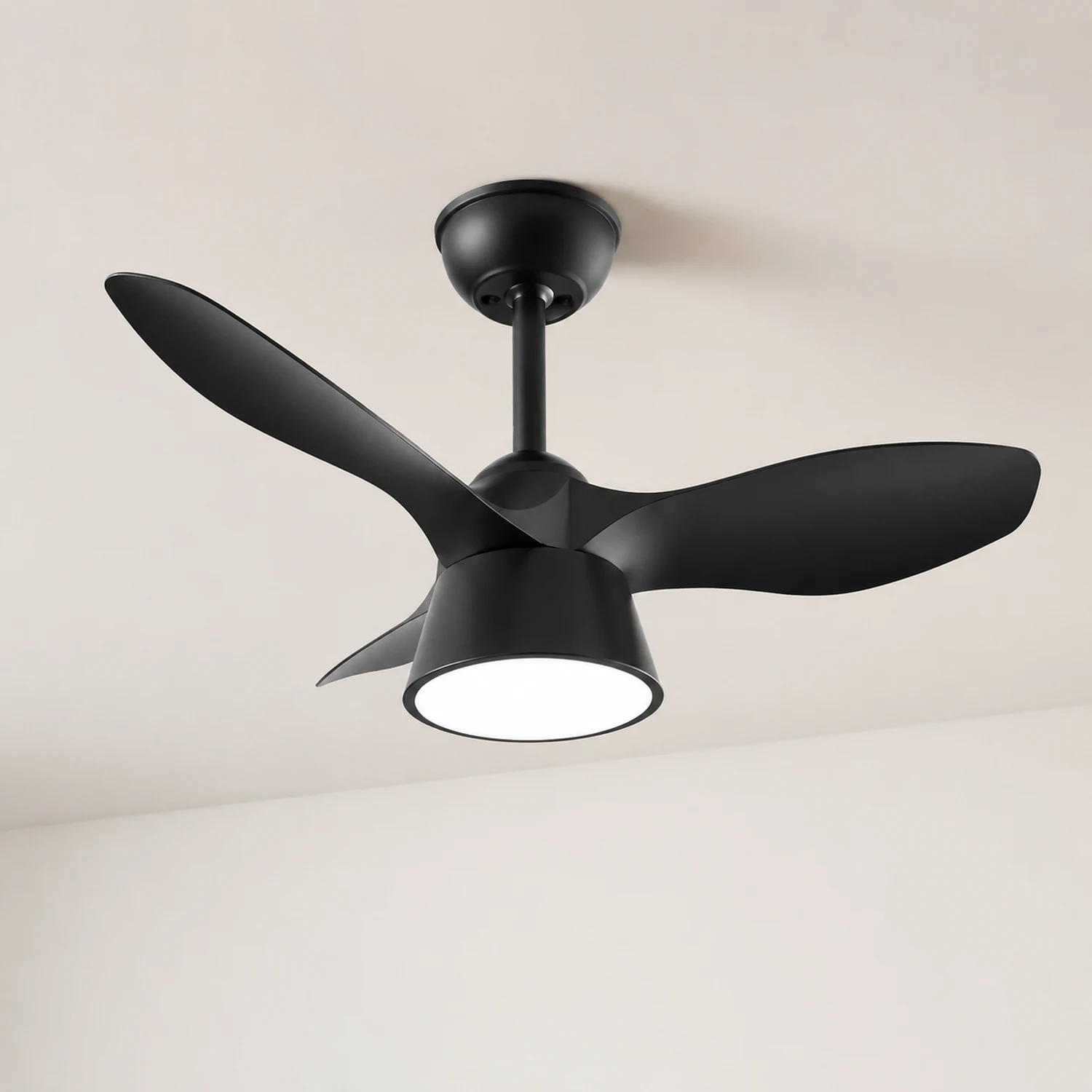 Walters Deckenventilator mit Beleuchtung, 3 Farben, 80CM Lang - Lumpaz