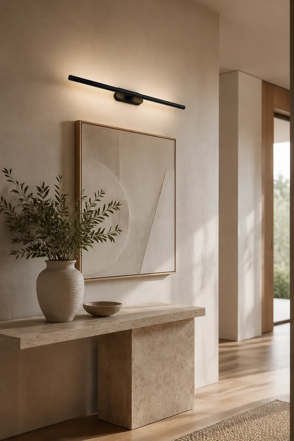 Edge Spiegelfront Wandleuchte, 2 Farben, 49/59/68CM Lang - Lumpaz