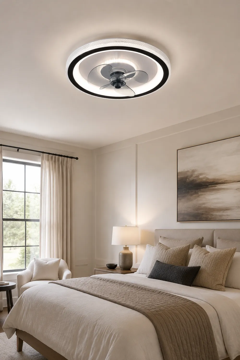 Kirsten Deckenventilator mit Beleuchtung 3-Blatt, ∅50CM - Lumpaz