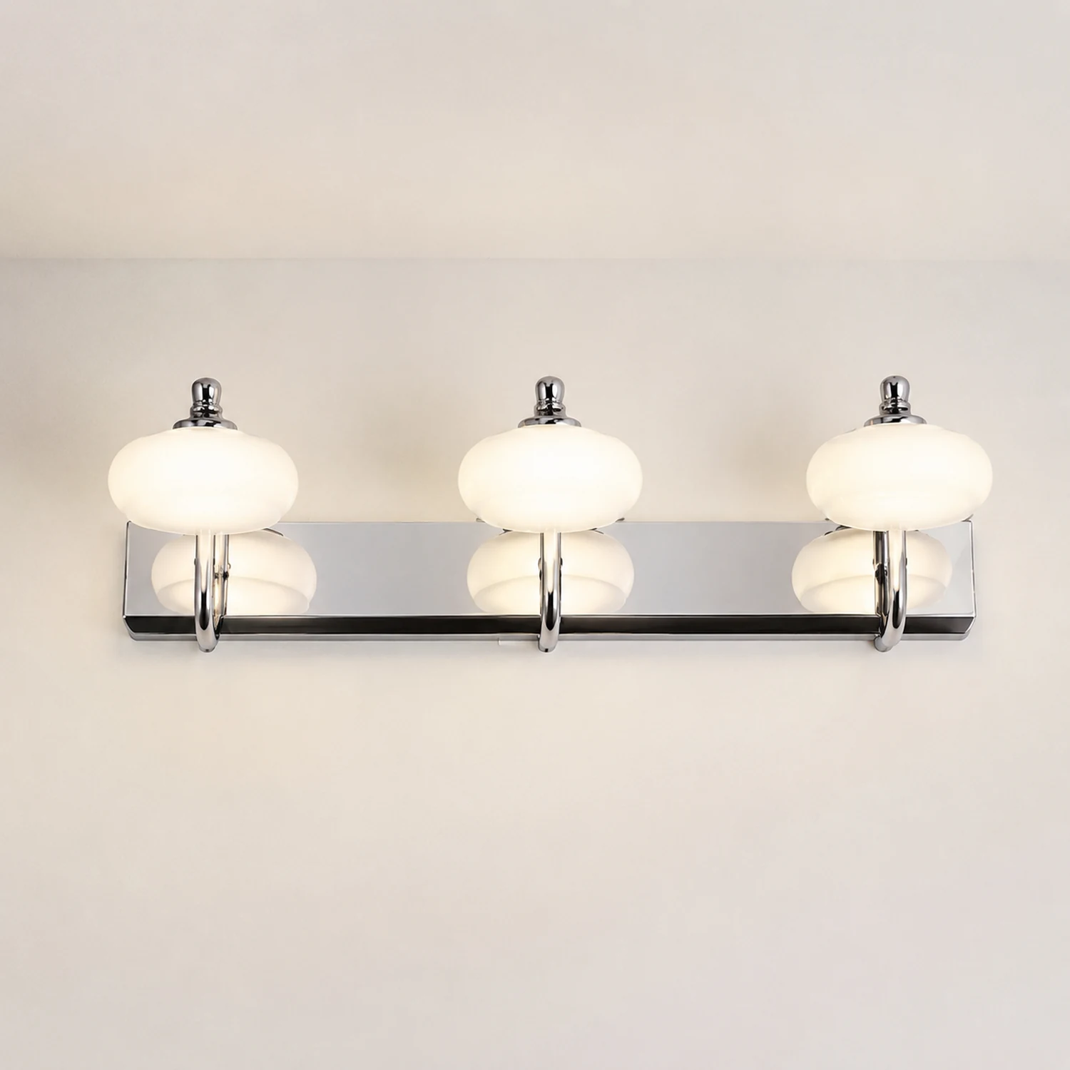 Leigh Lantern Spiegelfront Waschtisch-Wandleuchte, 2/3-flammig - Lumpaz