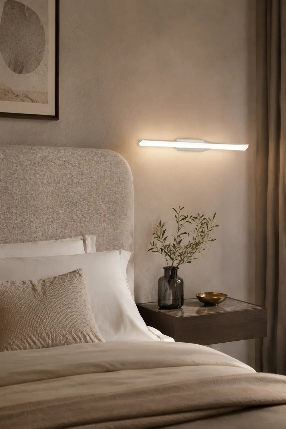 Leigh Spiegelfront Waschtisch-Wandleuchte, L 40/50/60/70CM - Lumpaz