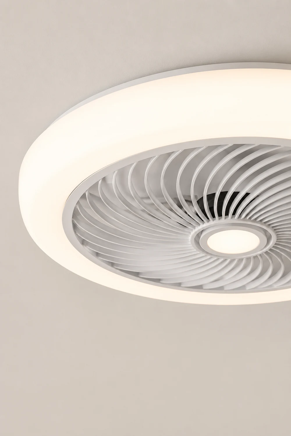Morandi Deckenventilator mit Beleuchtung, 5 Farben, ∅45/50CM - Lumpaz