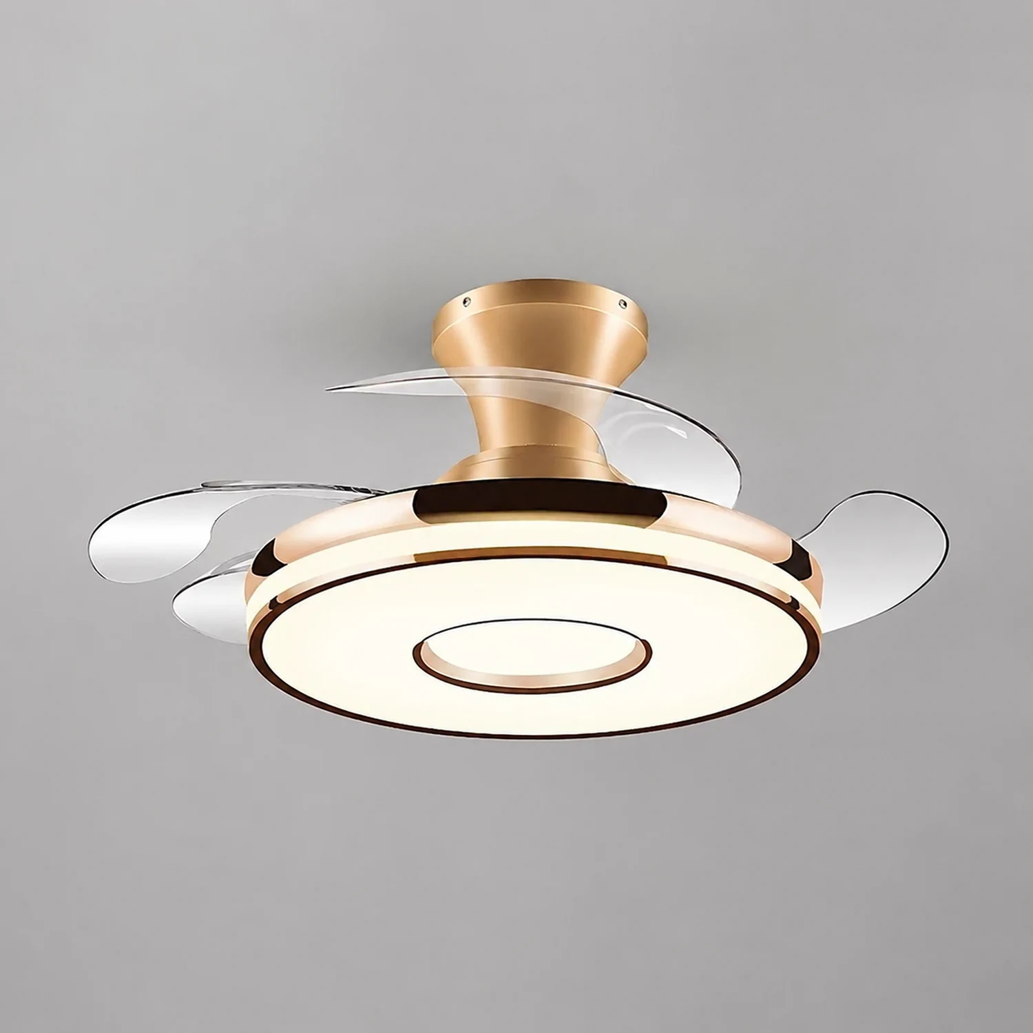 Quinn Deckenventilator mit Beleuchtung, 2 Farben, ∅91/108/122CM - Lumpaz