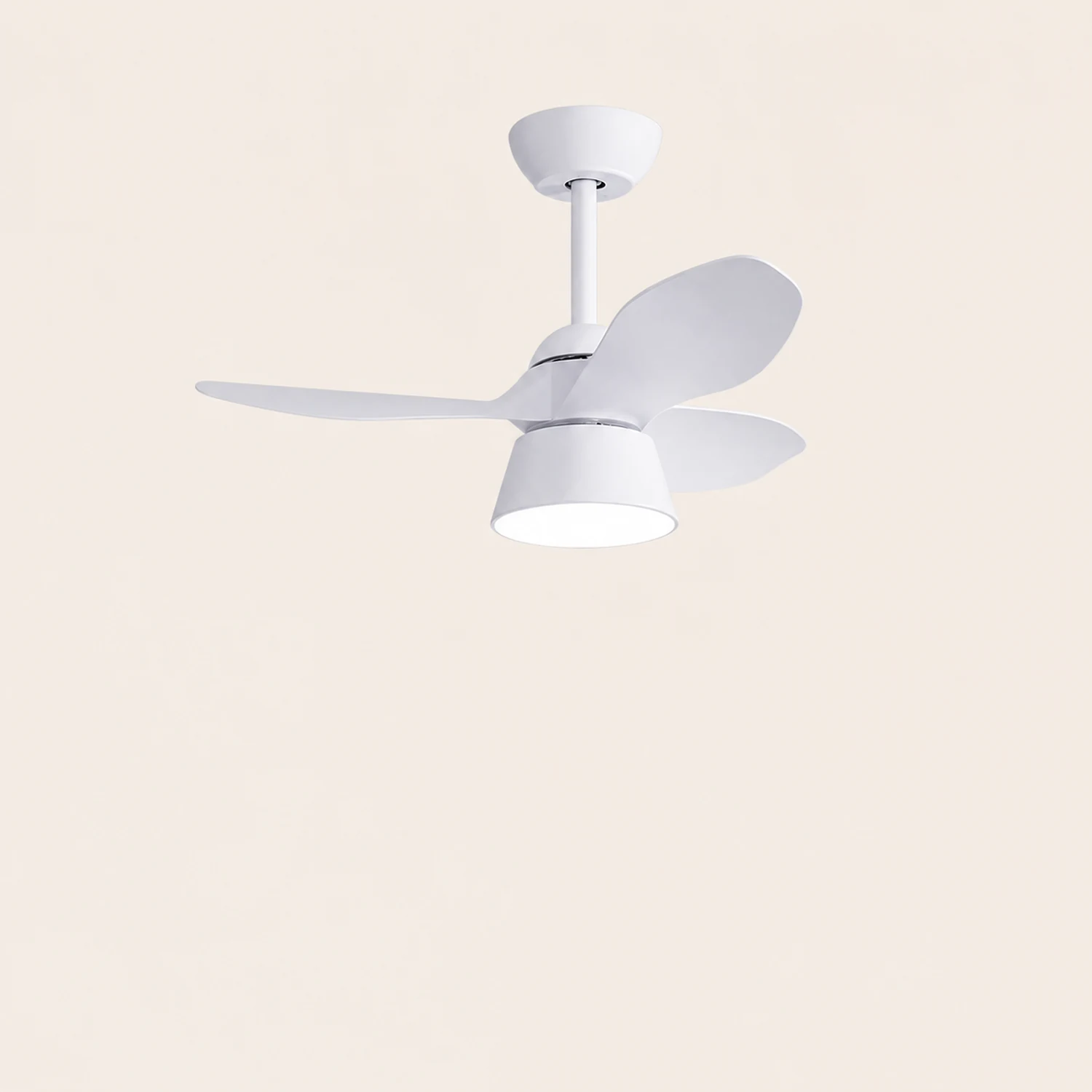 Walters Deckenventilator mit Beleuchtung, 3 Farben, 80CM Lang - Lumpaz