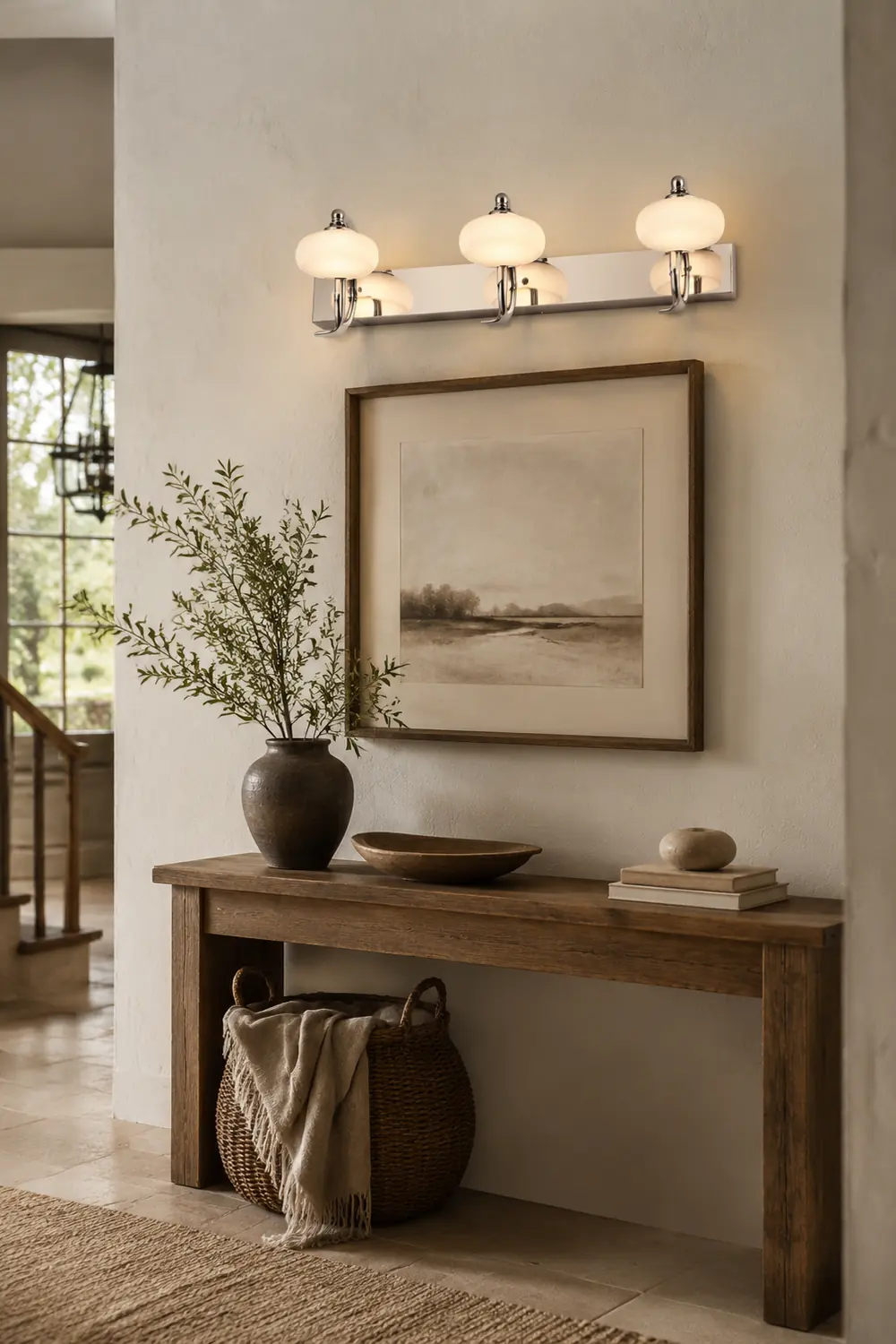 Leigh Lantern Spiegelfront Waschtisch-Wandleuchte, 2/3-flammig - Lumpaz