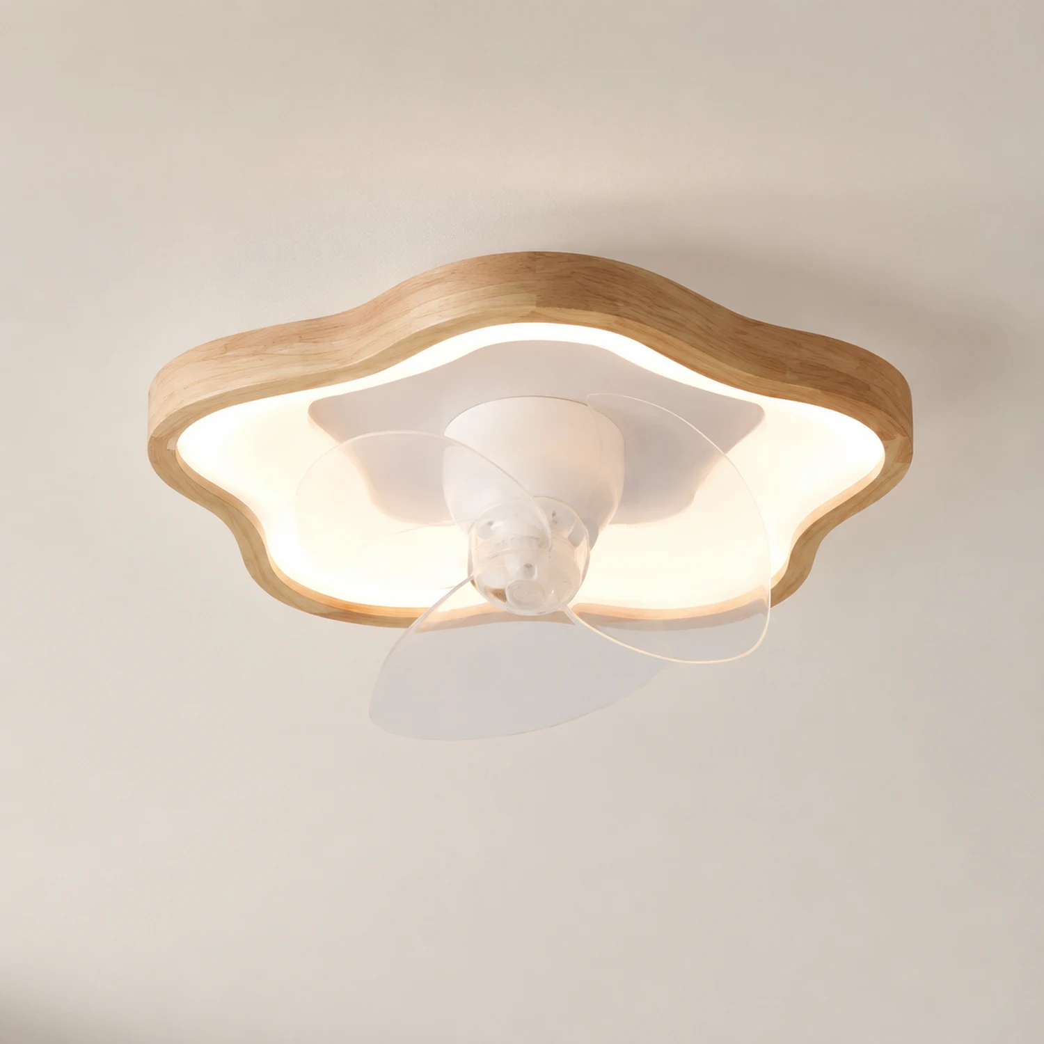 Ozawa Deckenventilator mit Beleuchtung, 4 Stile, ∅48CM/49CM/50CM - Lumpaz