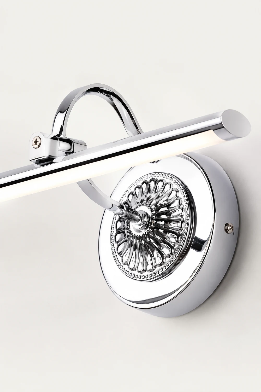 Leigh Spiegelfront Waschtisch-Wandleuchte, L 42/55CM - Lumpaz