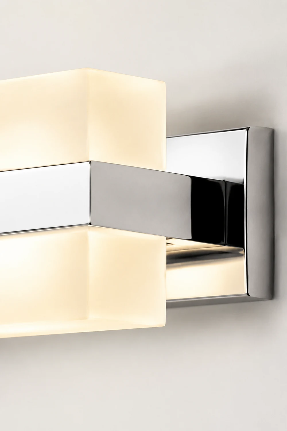 Leigh Spiegelfront Waschtisch-Wandleuchte, L12/32/50/68CM - Lumpaz
