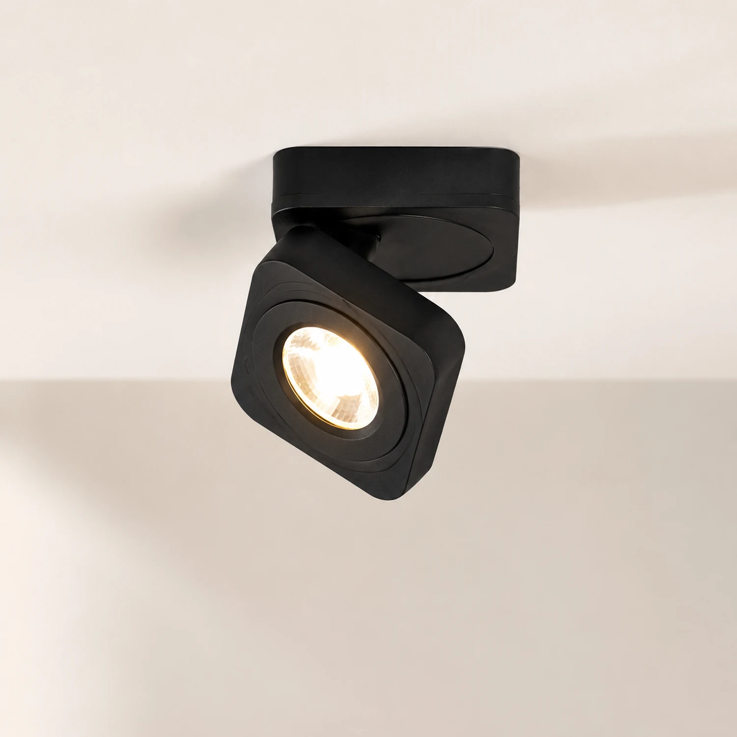 Einfaches modernes Licht Luxuriöse quadratische kreative verstellbare Lesewandlampe Deckenlampe - Lumpaz