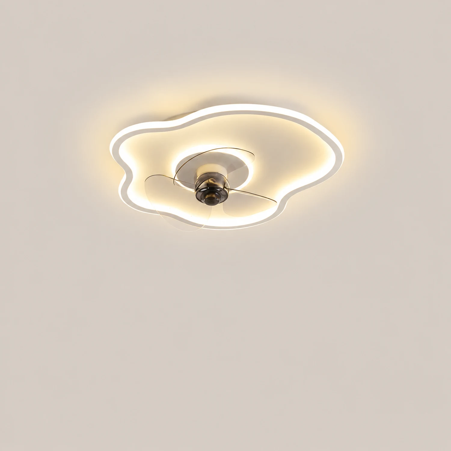 Quinn Deckenventilator mit Beleuchtung, 2 Farben, ∅41/51CM - Lumpaz