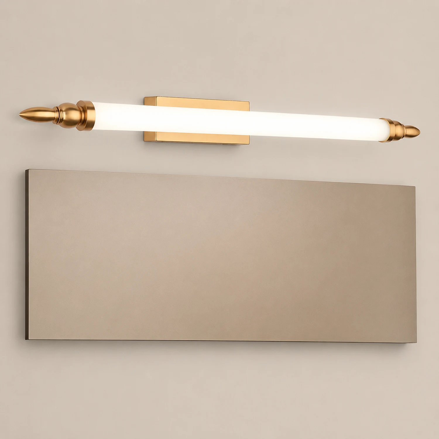 Leigh Spiegelfront Waschtisch-Wandleuchte, L 55/65/75CM - Lumpaz
