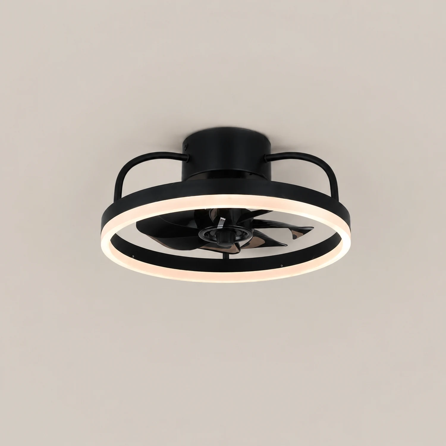 Alessio Deckenventilator mit Beleuchtung, 3 Farben, ∅40/50CM - Lumpaz