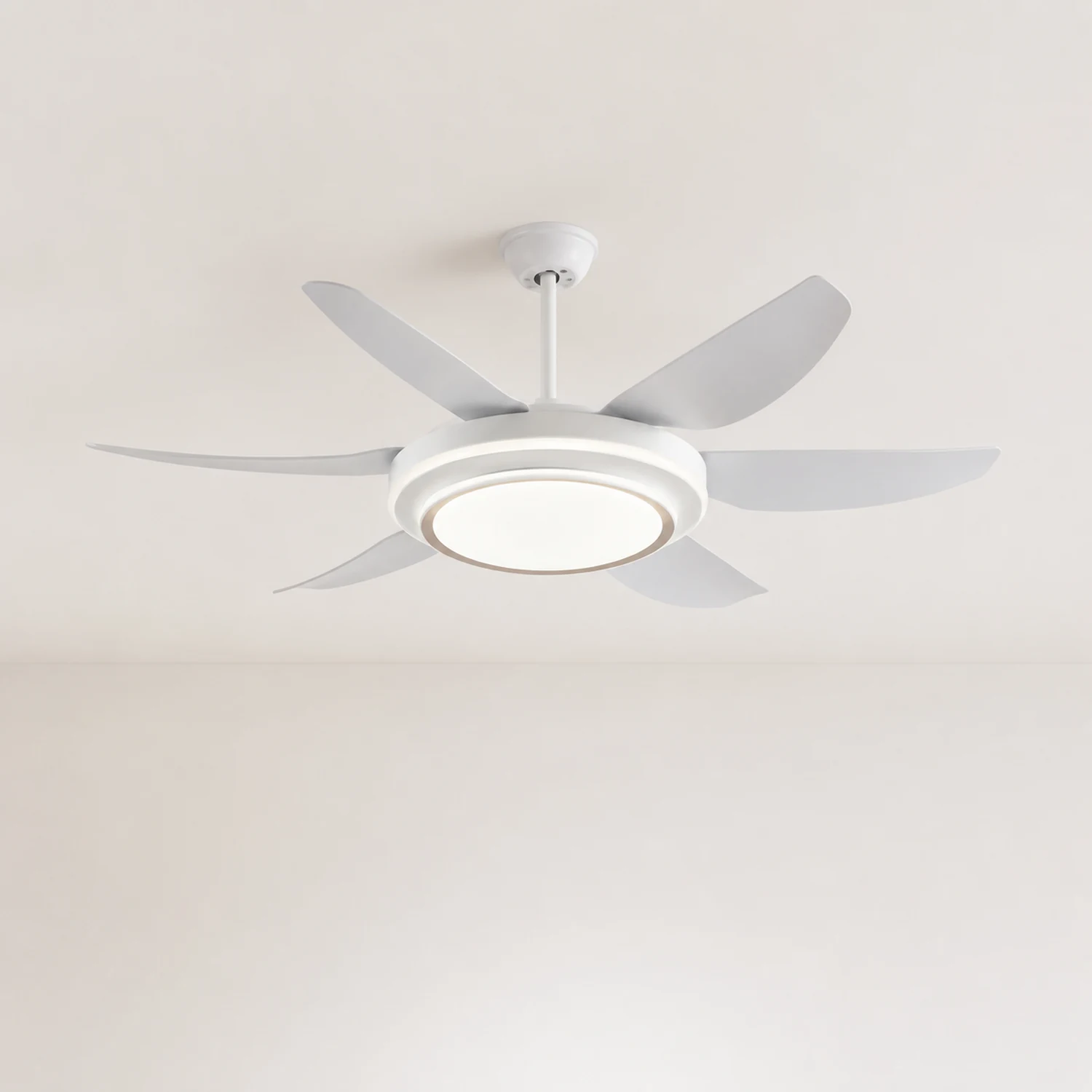 Haydn 6-Blatt-Deckenventilator mit Beleuchtung Grundlegend, 3 Farben, ∅130CM - Lumpaz