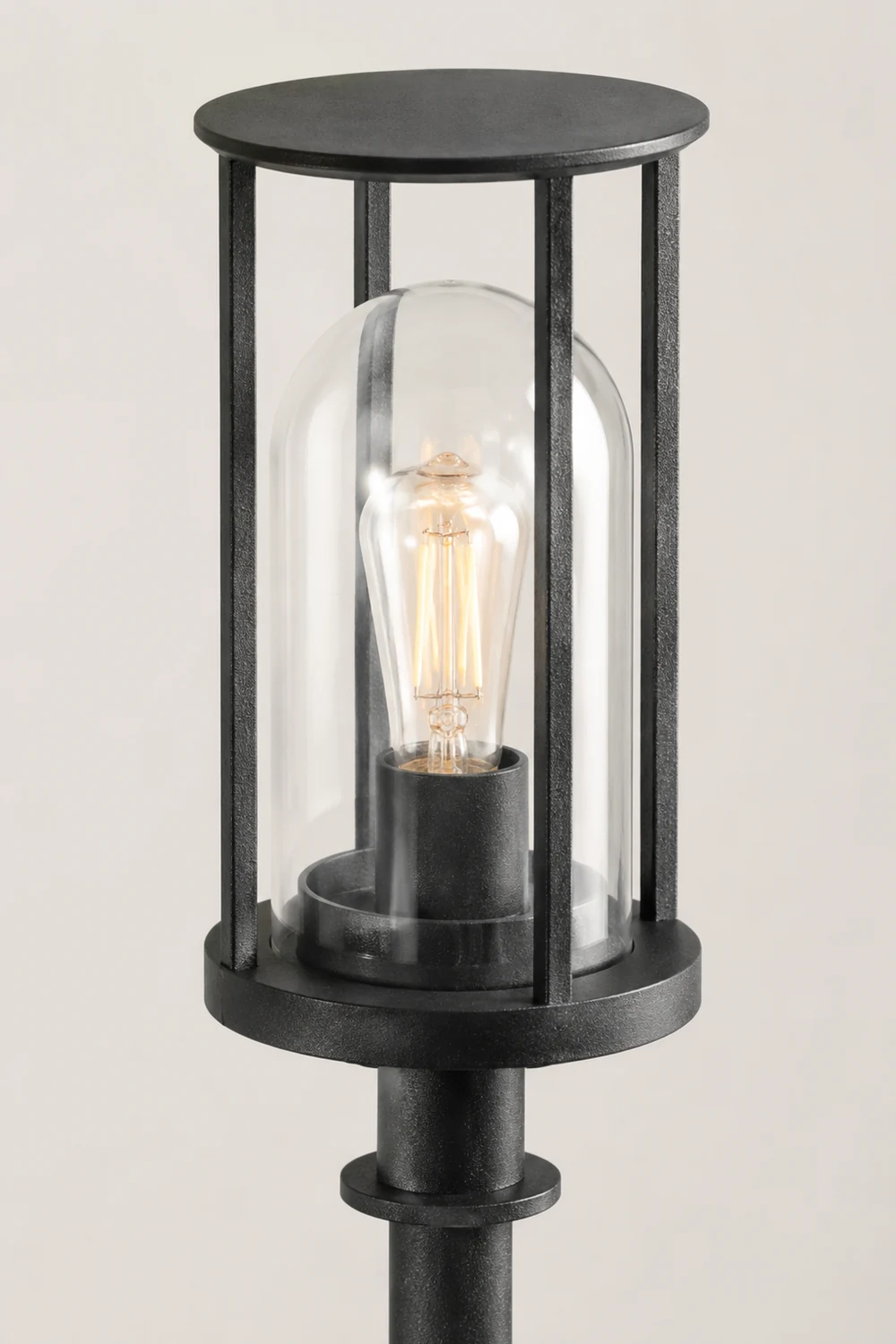 Pena Außen-Wegeleuchte Schwarz, Solar, 32/77CM Lang - Lumpaz