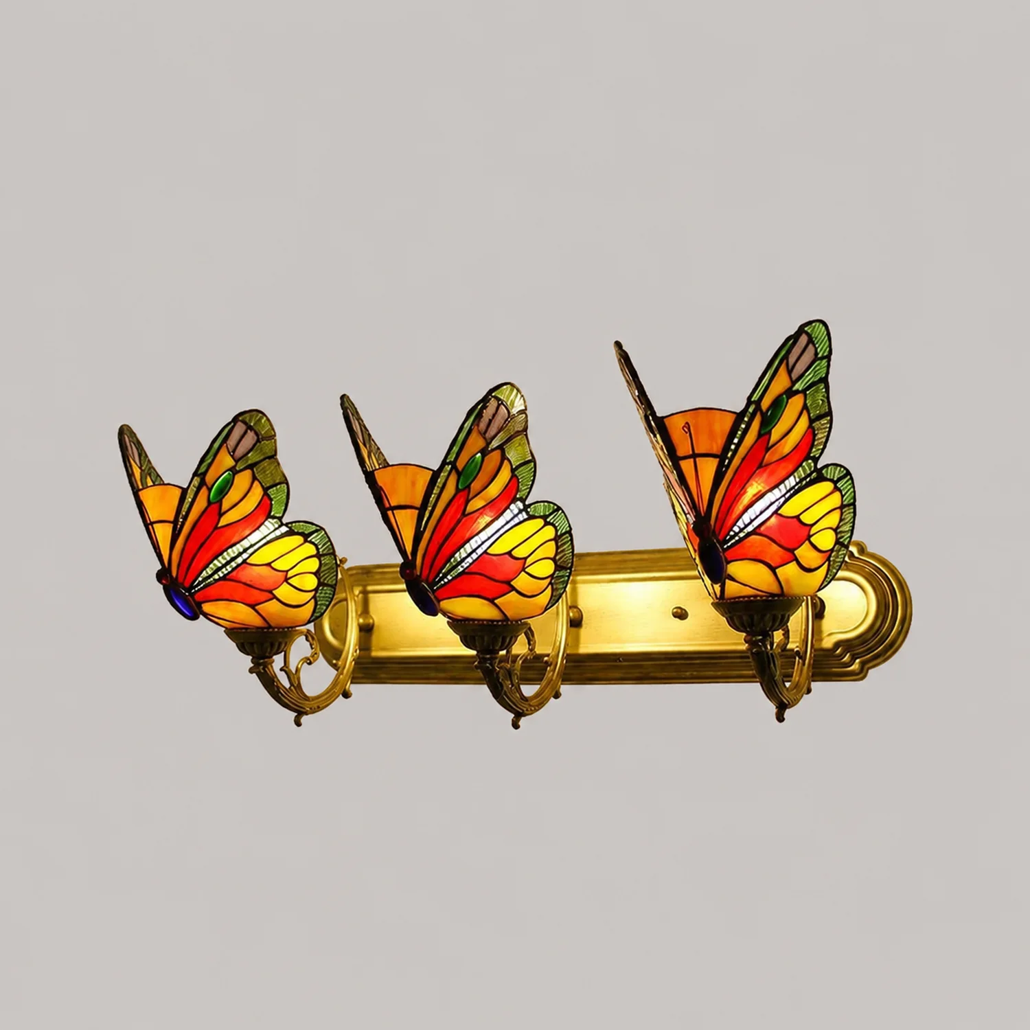 Kady Schmetterling Wandleuchte, 1/2/3-flammig, 4 Farben - Lumpaz