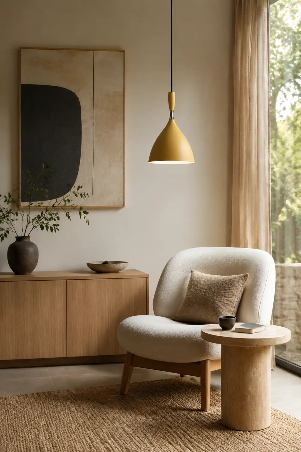 Morandi Pendellampe, 5 Farben, H 24.5CM - Lumpaz