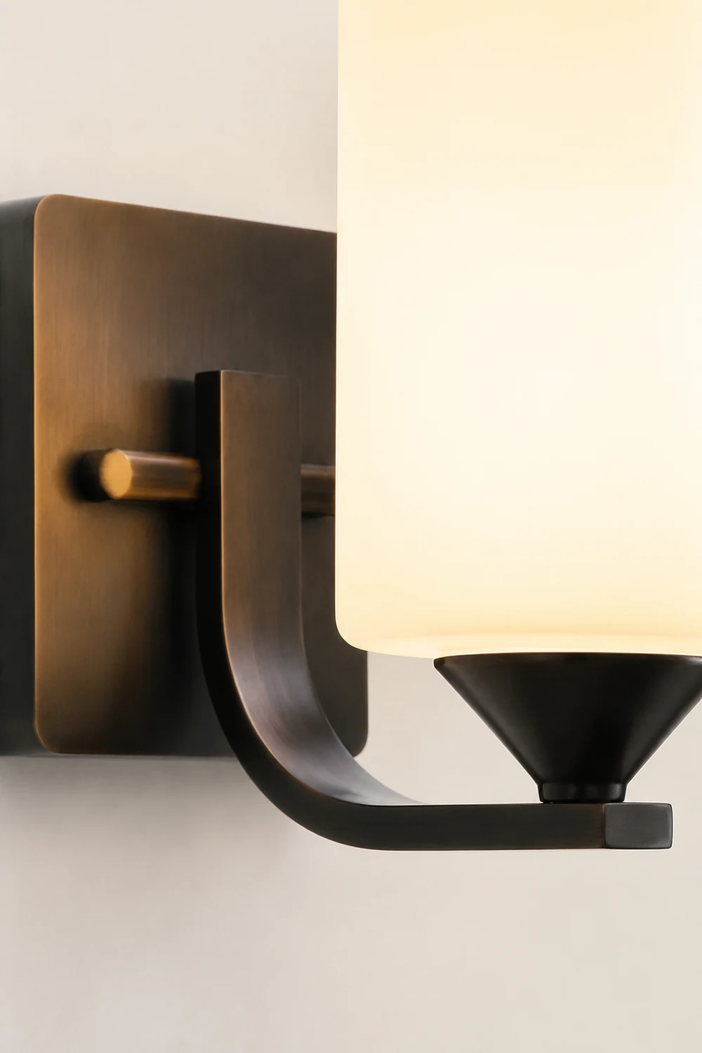 Eryn Spiegelfront Waschtisch-Wandleuchte, Metall, 1/2-flammig, 2 Farben - Lumpaz