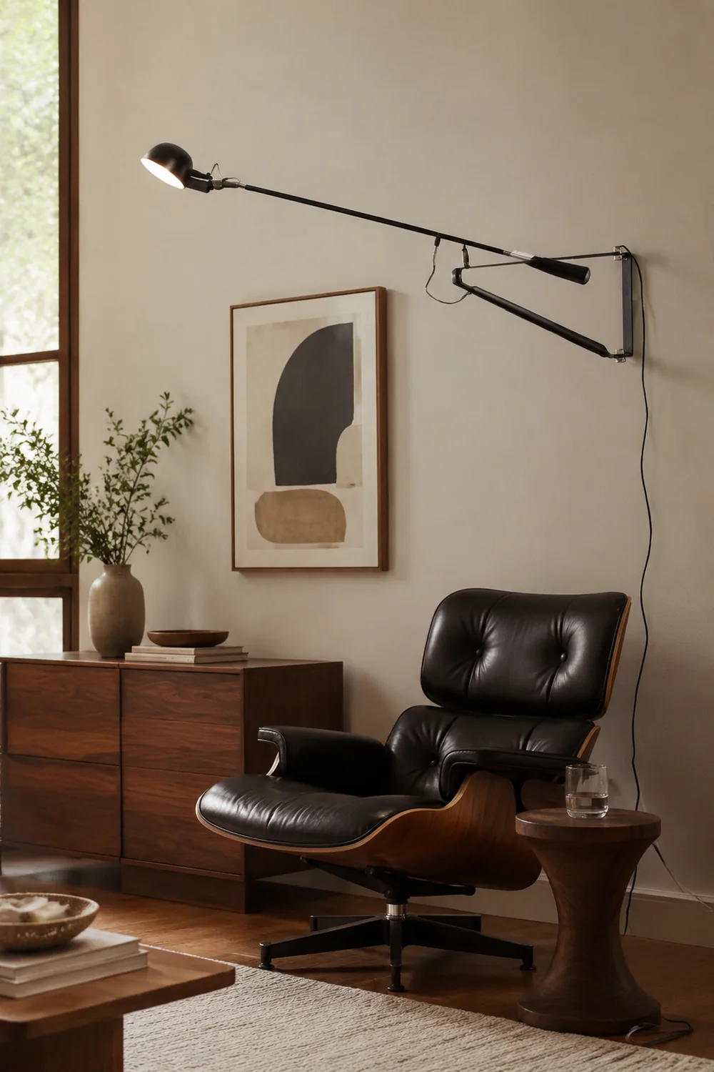 Brady Lange Schwenkarm-Wandleuchte, 2 Farben 130CM Lang - Lumpaz