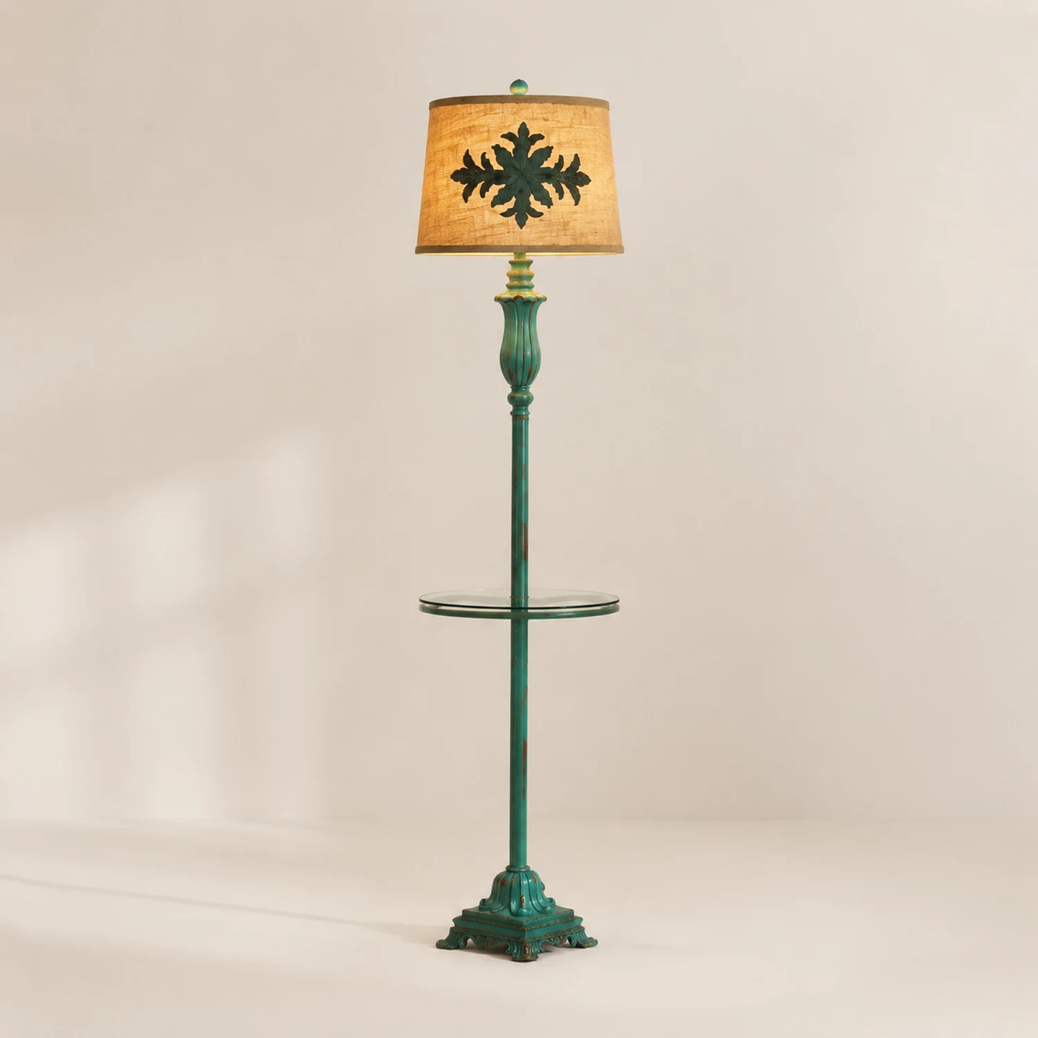 Eryn Vintage Grüne Stehlampe, 2 Stile - Lumpaz