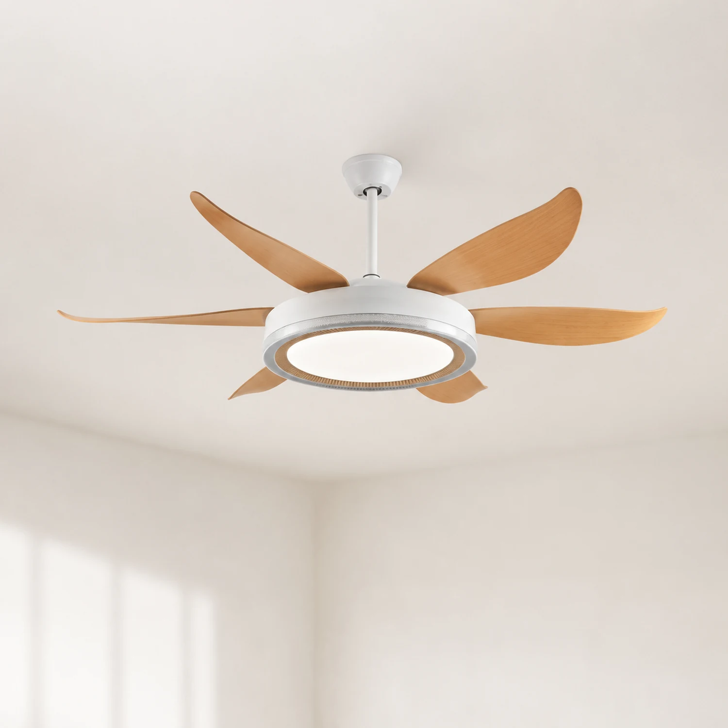 Haydn 6-Blatt-Deckenventilator mit Beleuchtung, ∅130CM - Lumpaz