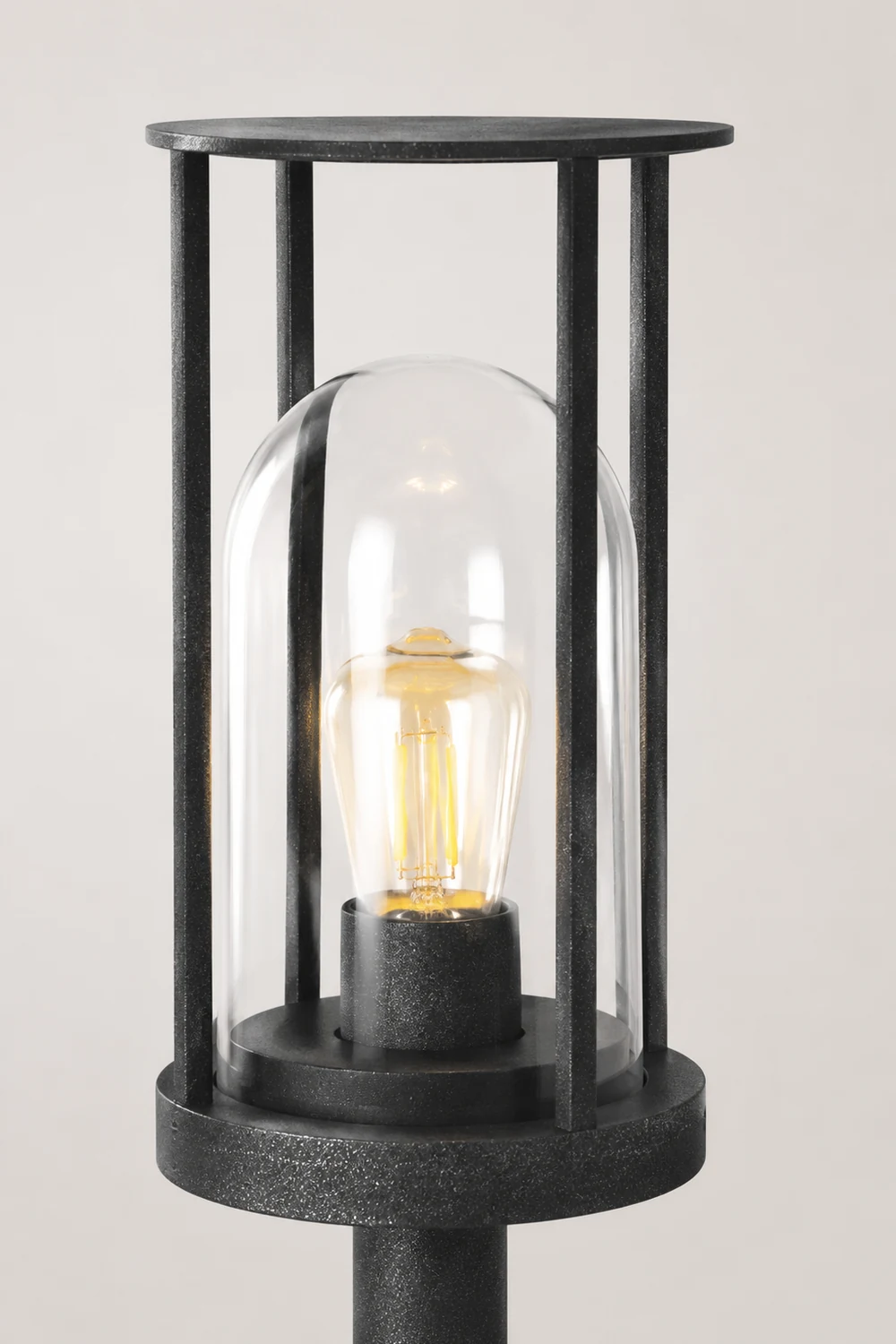 Pena Außen-Wegeleuchte Schwarz, Solar, 32/77CM Lang - Lumpaz