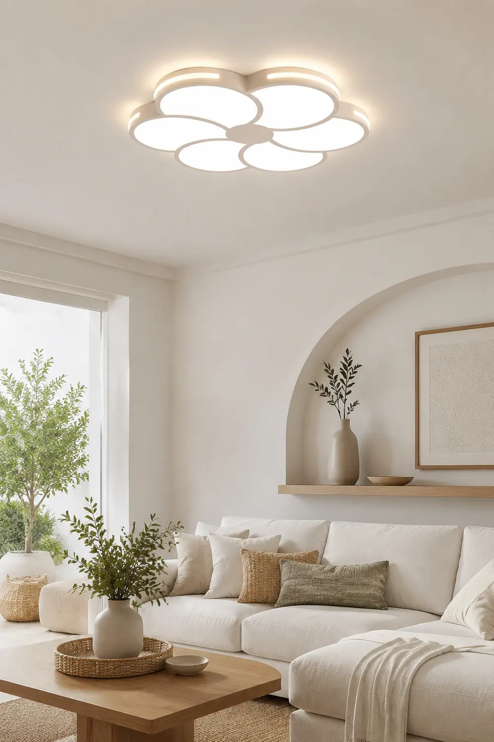 Hana Deckenleuchte Blumenförmig, 40CM/60CM/80CM/100CM Lang - Lumpaz