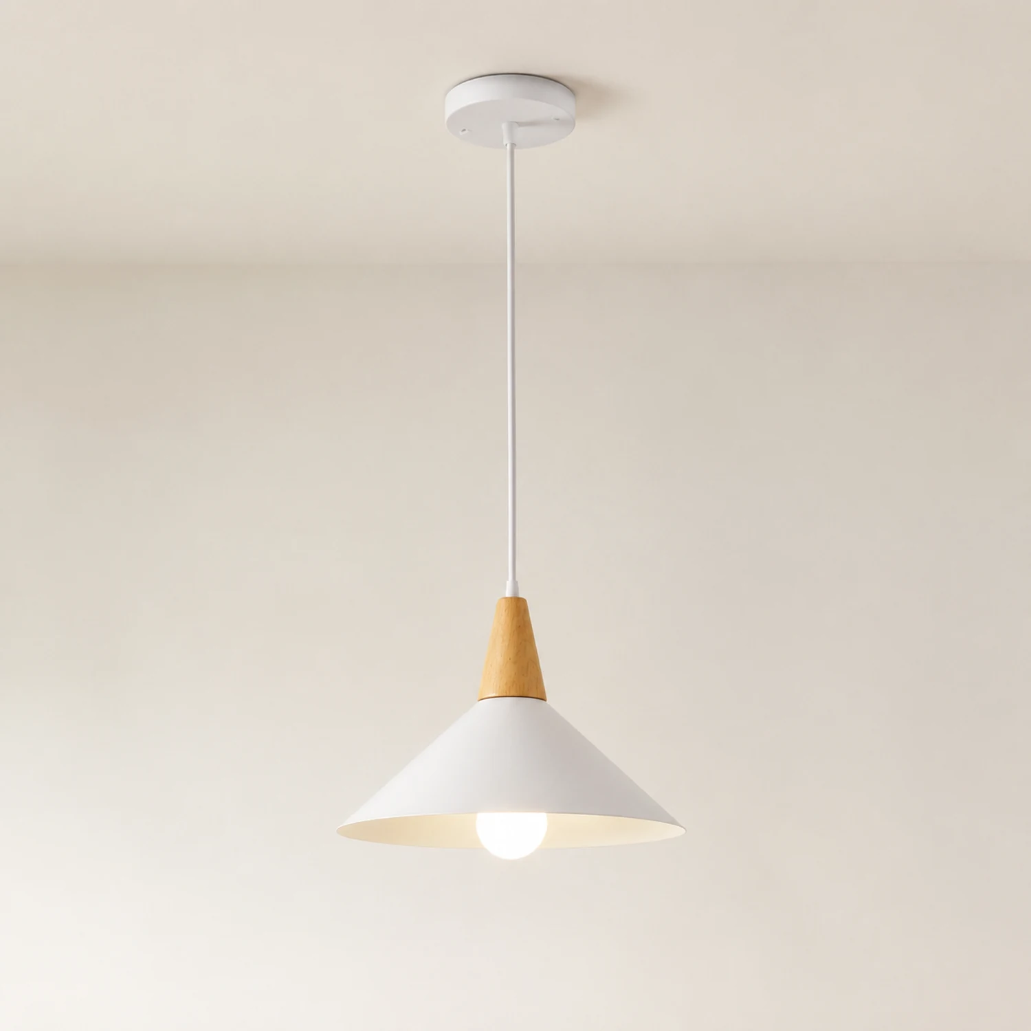 Morandi Pendelleuchte Weiß, 1/2/3-flammig - Lumpaz