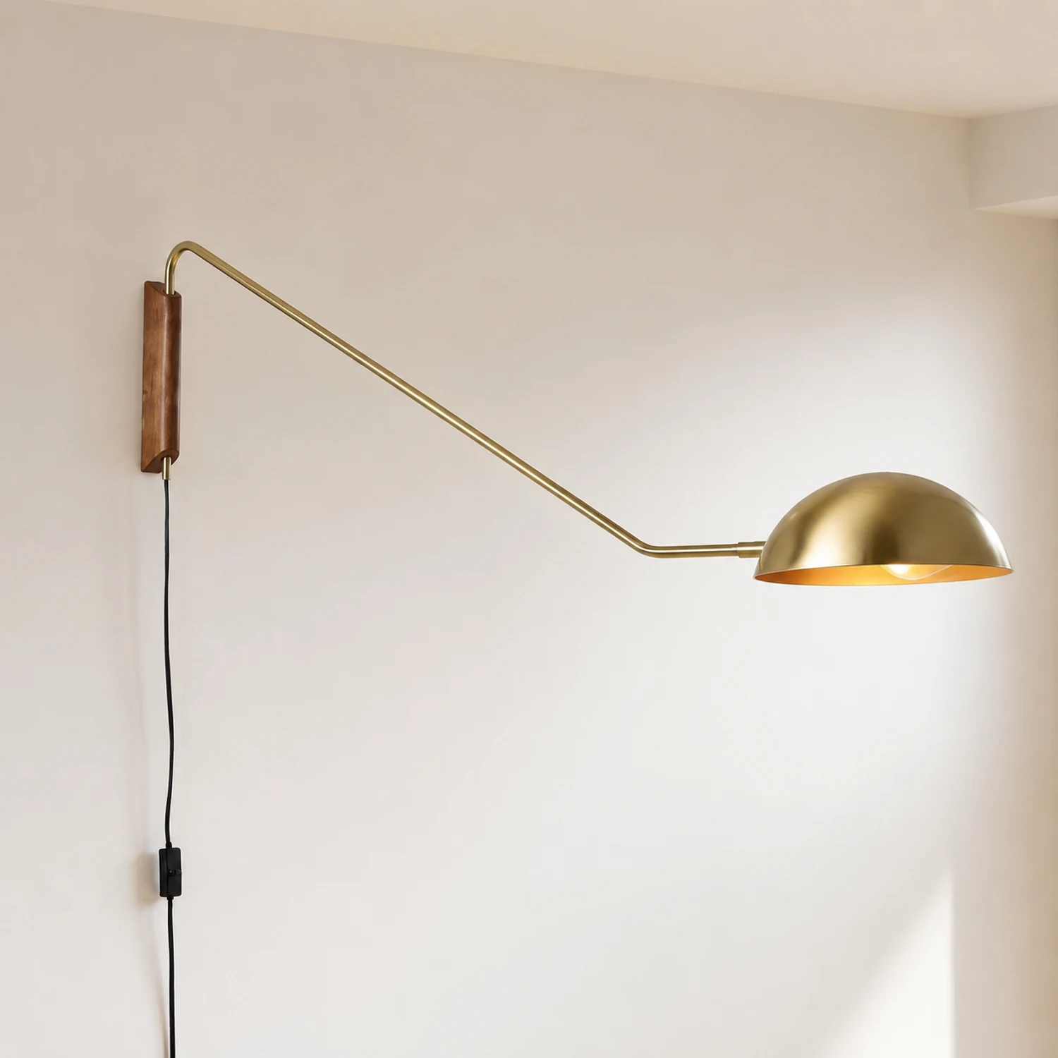 Brady Verstellbare Wandleuchte, Metall, 2 Farben - Lumpaz