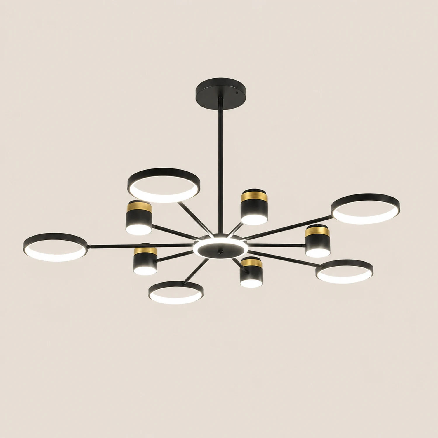 Moderner Kronleuchter Projektionslicht LED Sternenhimmel Lampe für Flur Schlafzimmer Wohnzimmer - Lumpaz