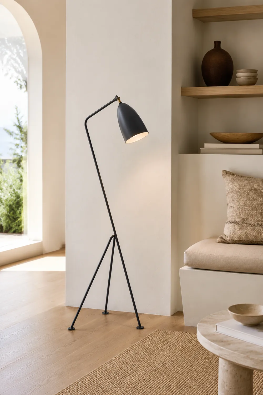 Morandi Stehlampe, Metall, 5 Farben, 50CM Lang - Lumpaz