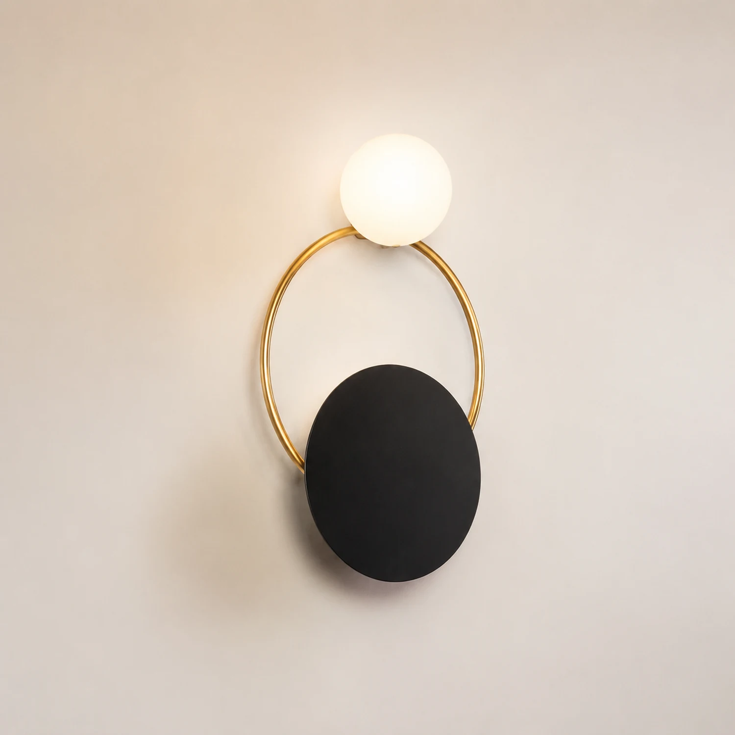 Emyr Dreifache Ringe Wandleuchte, 45CM Lang - Lumpaz
